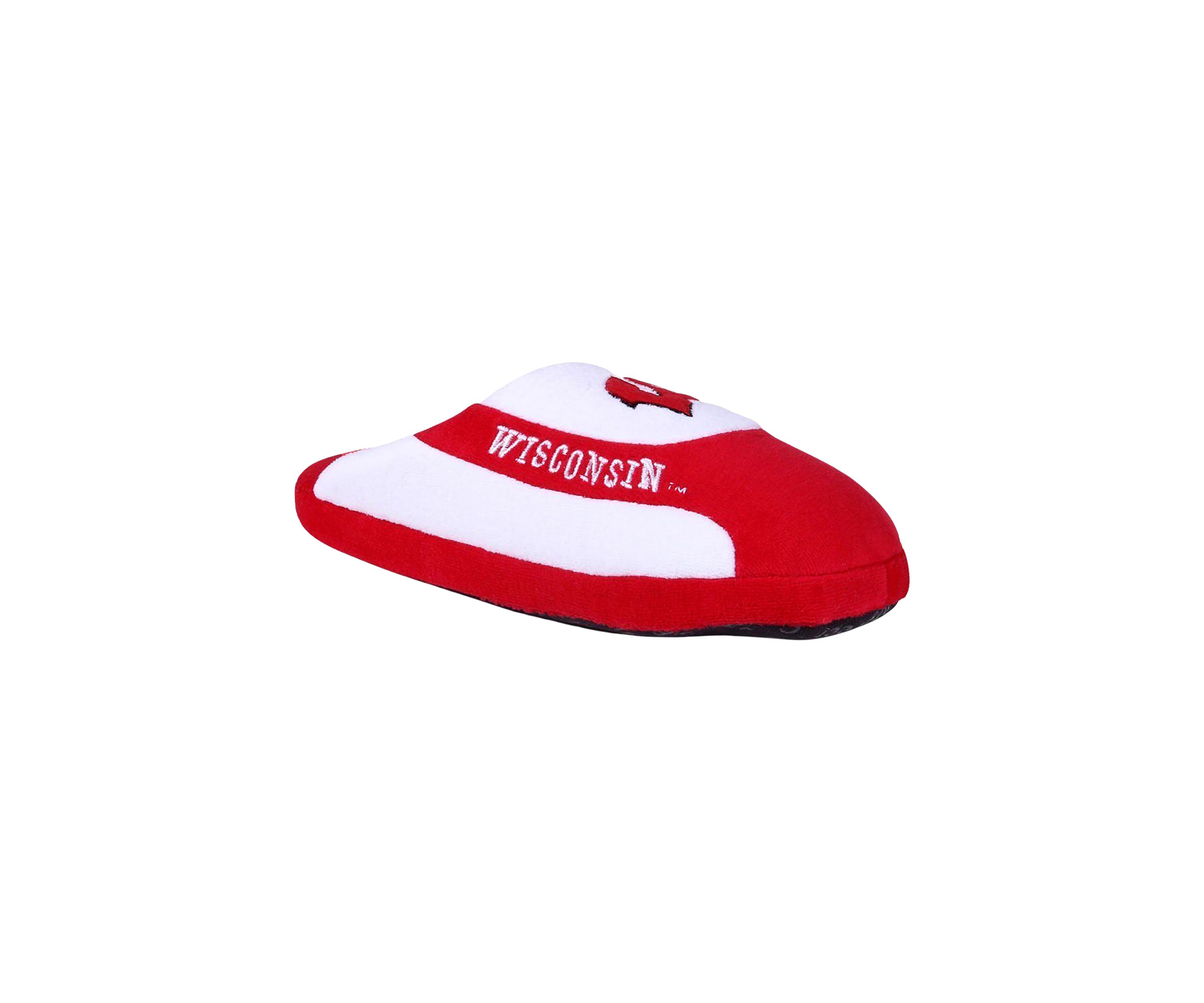 NCAA Wisconsin Badgers Low Pro Stripe Slip On Slippers