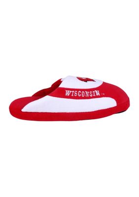 NCAA Wisconsin Badgers Low Pro Stripe Slip On Slippers