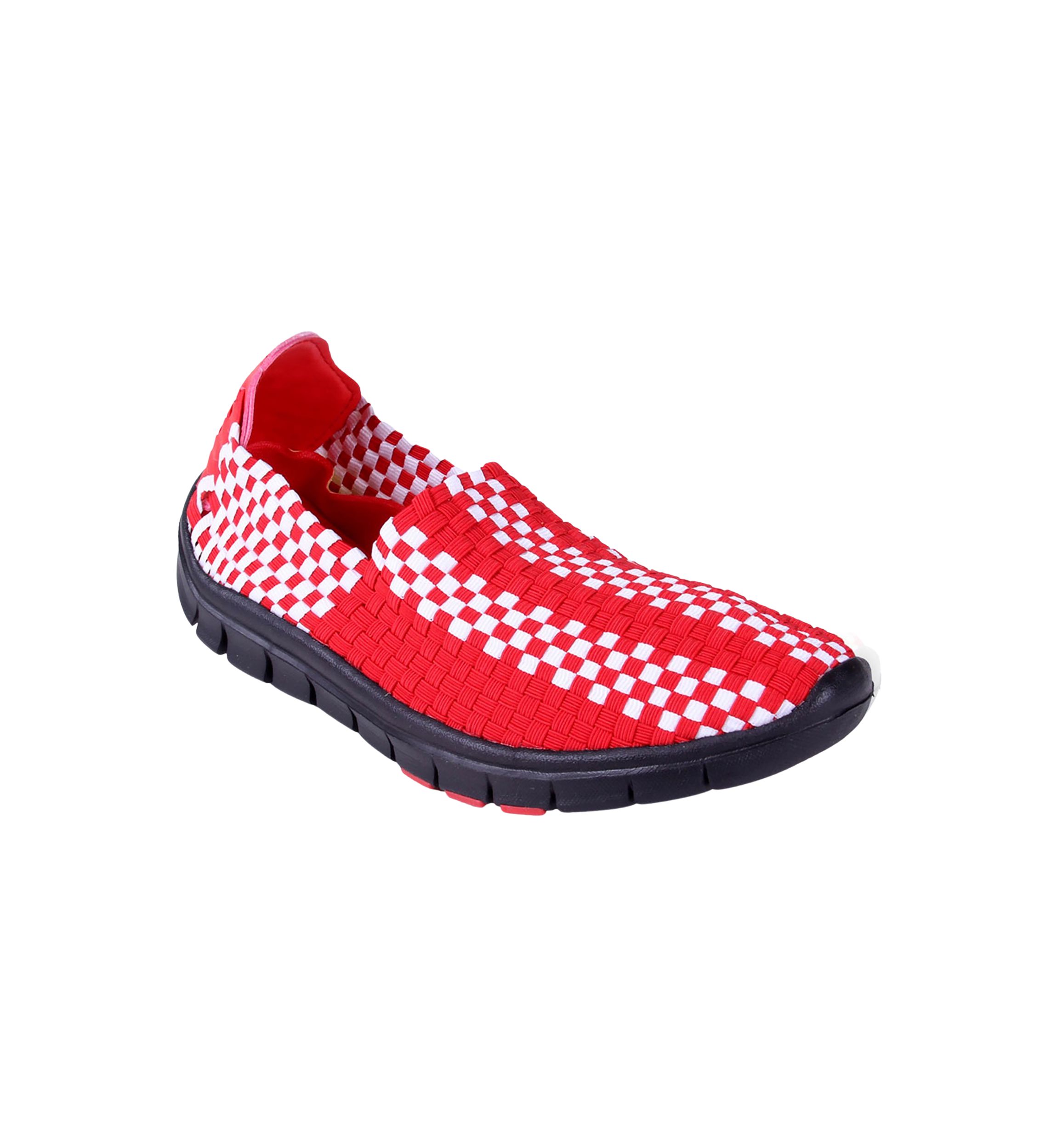 NCAA Wisconsin Badgers Woven Colors Comfy Slip On Shoes