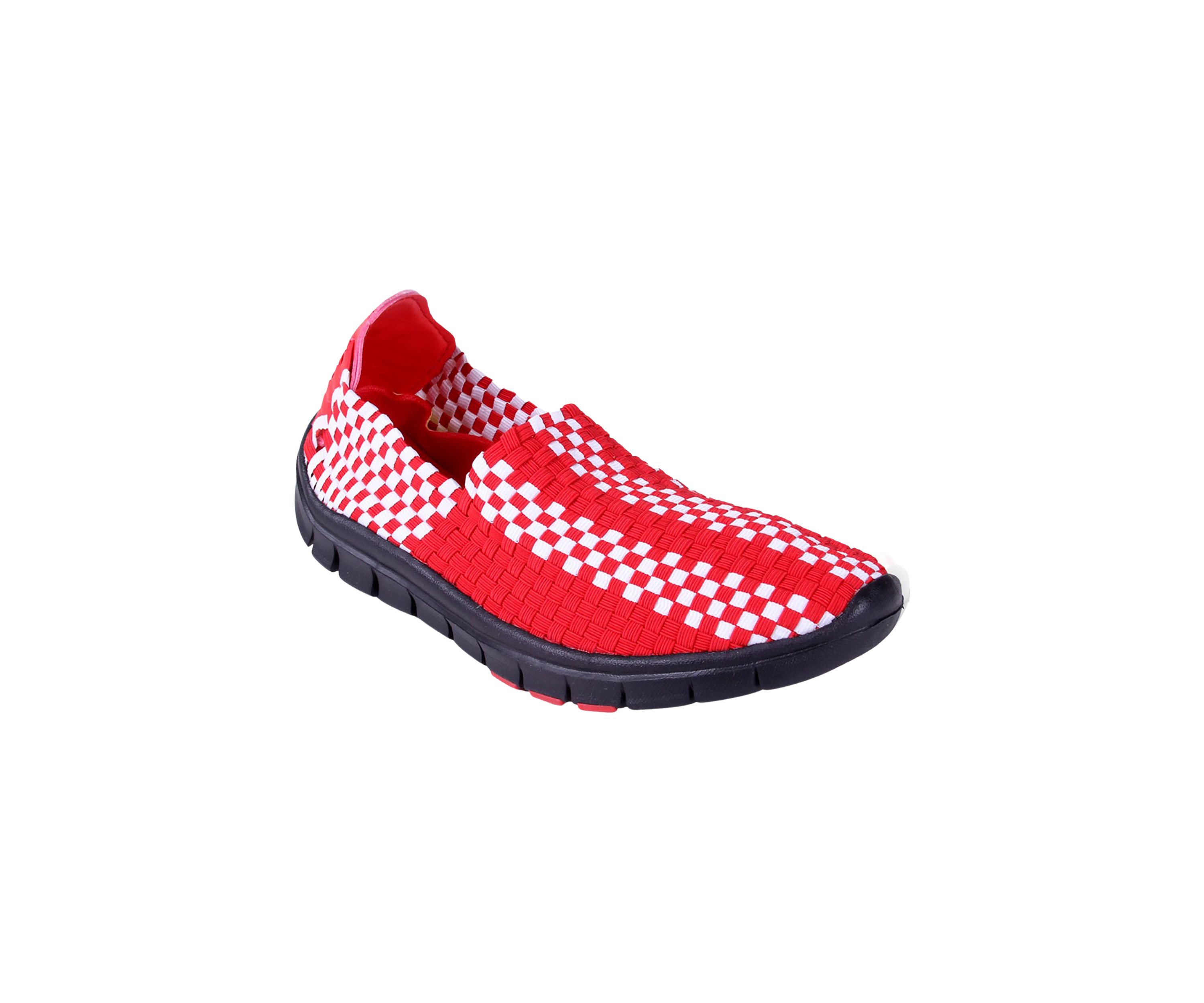NCAA Wisconsin Badgers Woven Colors Comfy Slip On Shoes