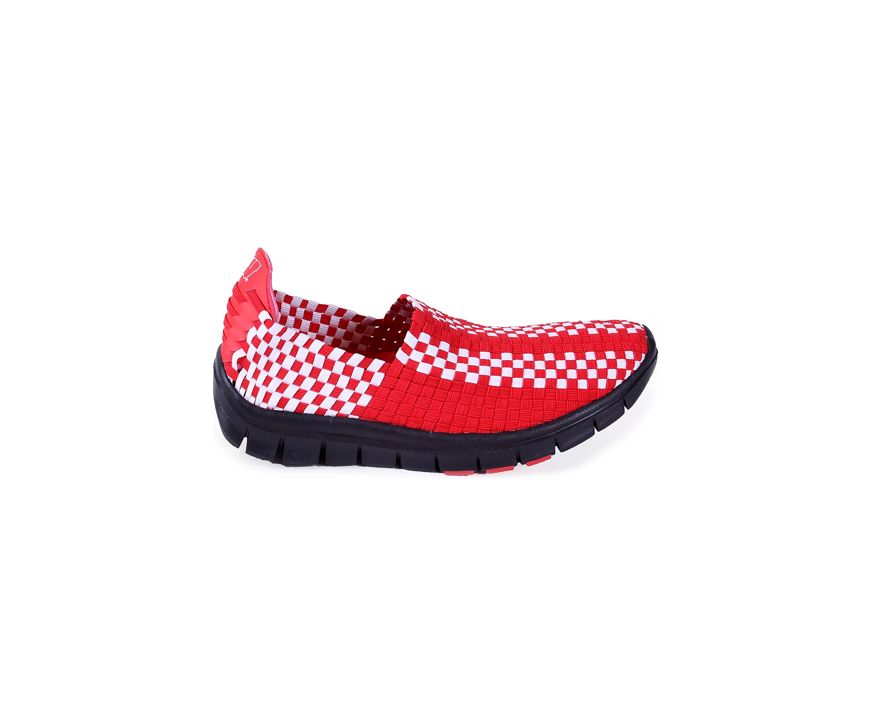 NCAA Wisconsin Badgers Woven Colors Comfy Slip On Shoes