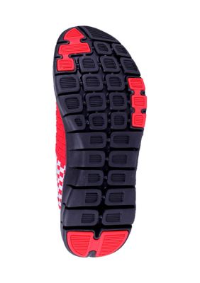 NCAA Wisconsin Badgers Woven Colors Comfy Slip On Shoes