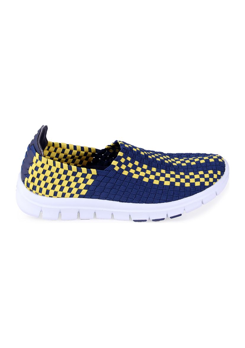 NCAA West Virginia Mountaineers Woven Colors Comfy Slip On Shoes