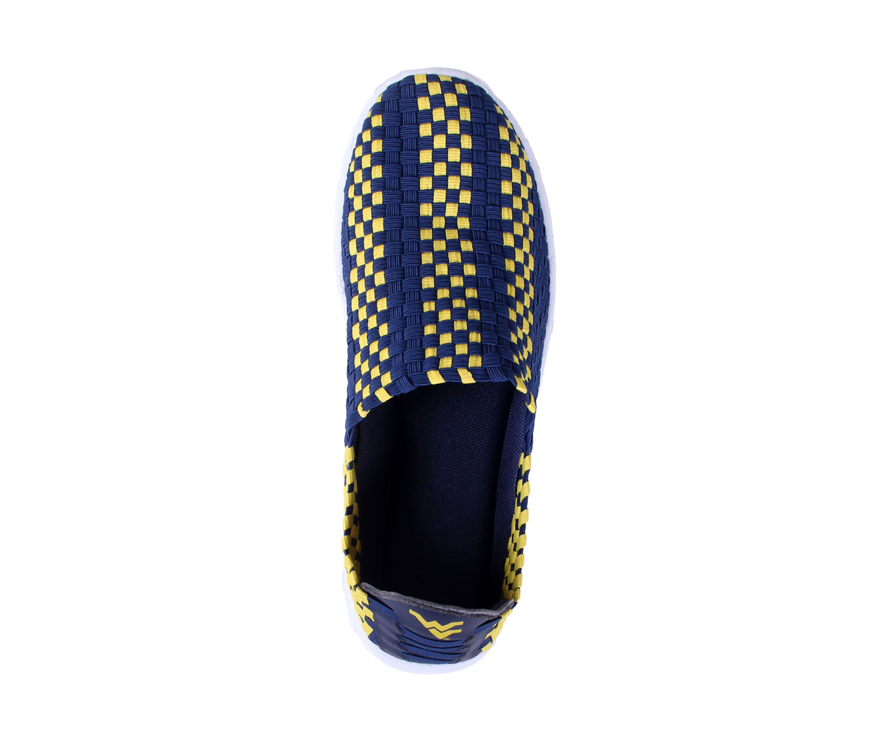 NCAA West Virginia Mountaineers Woven Colors Comfy Slip On Shoes