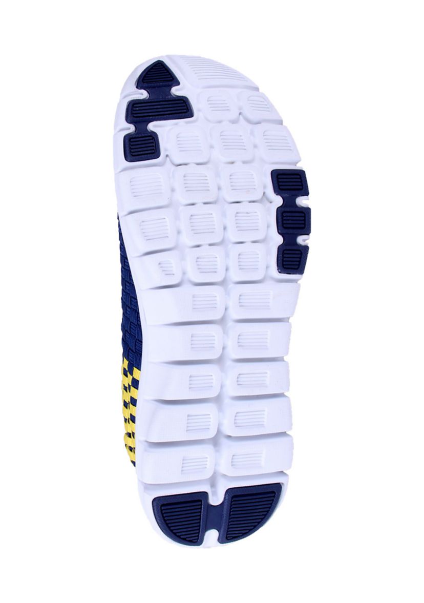 NCAA West Virginia Mountaineers Woven Colors Comfy Slip On Shoes