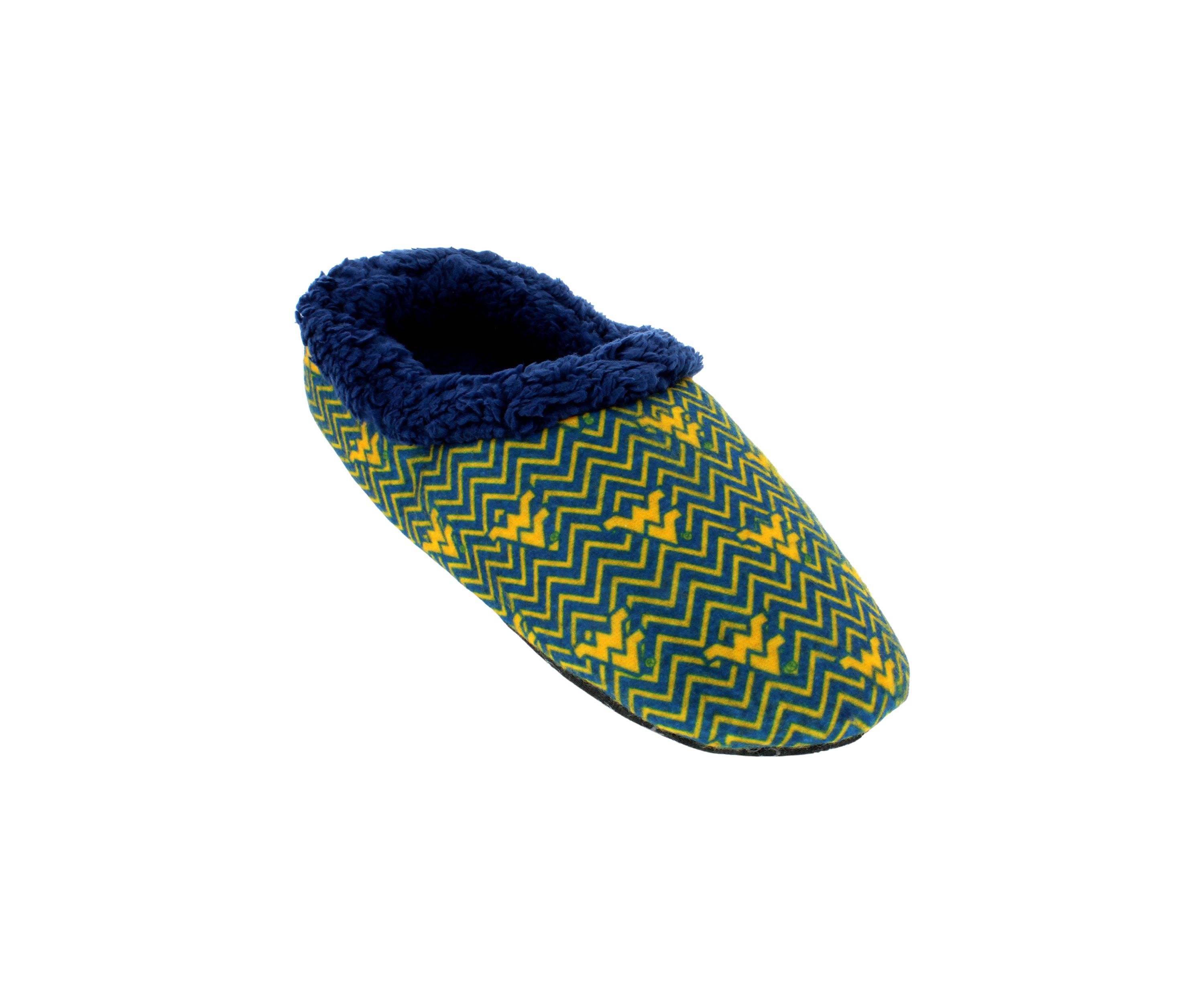 NCAA West Virginia Mountaineers Chevron Slip On Slippers