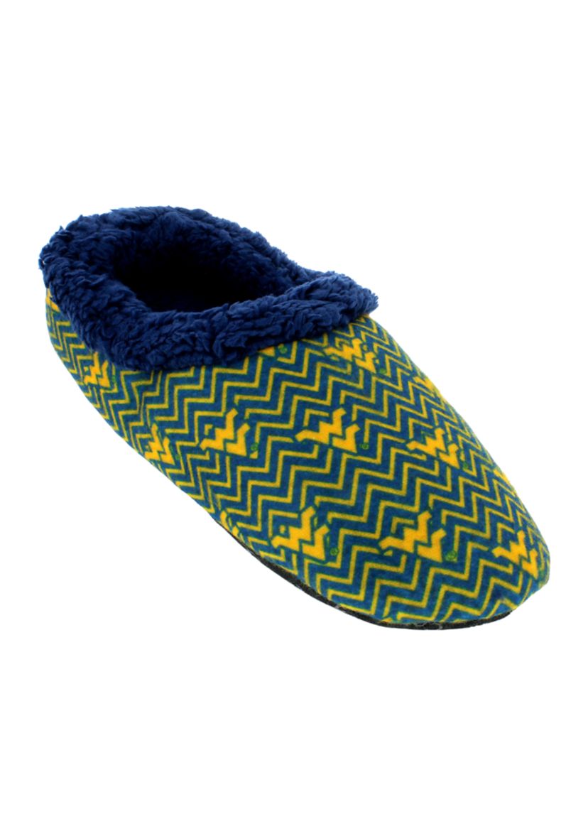 NCAA West Virginia Mountaineers Chevron Slip On Slippers