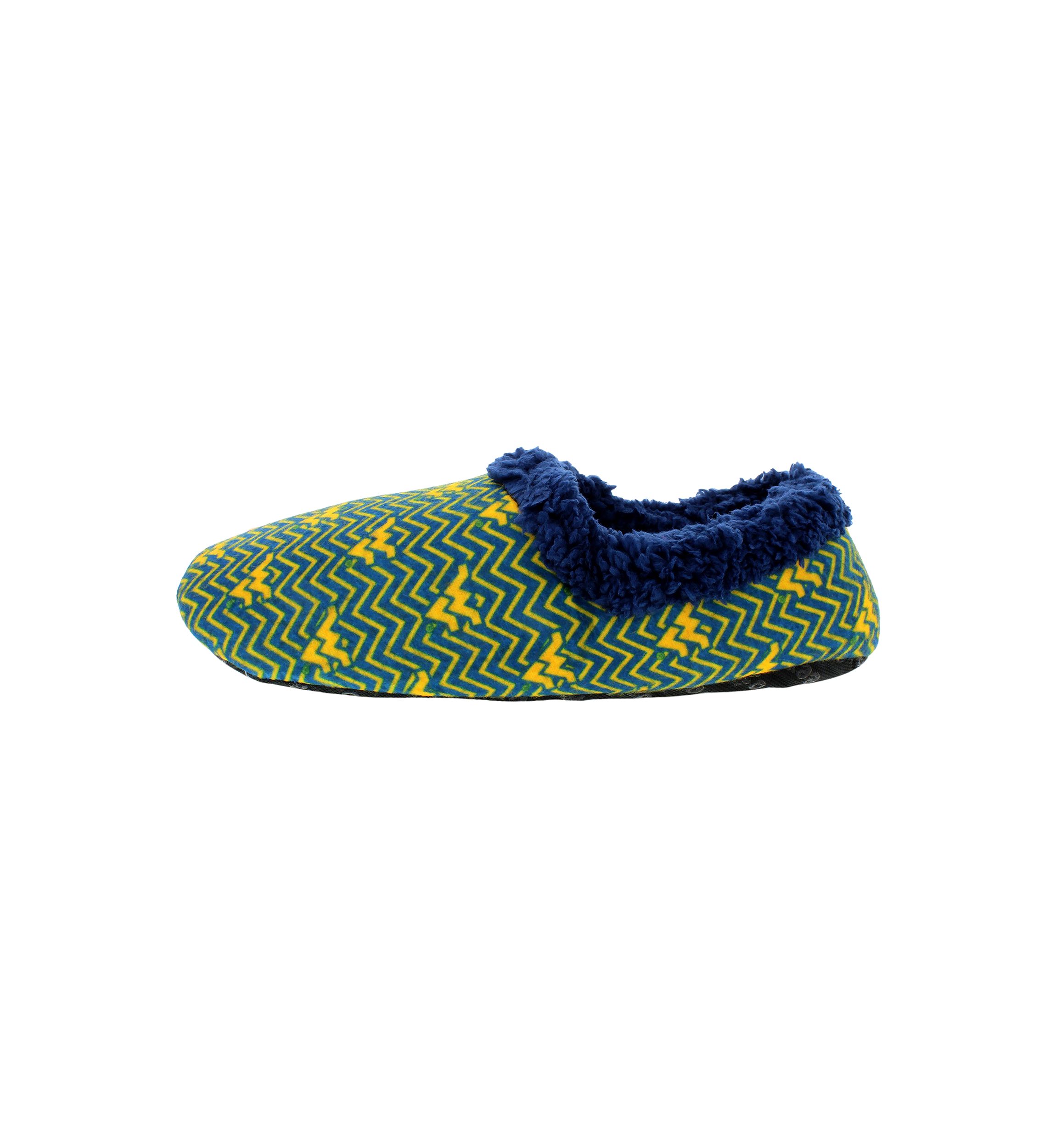 NCAA West Virginia Mountaineers Chevron Slip On Slippers