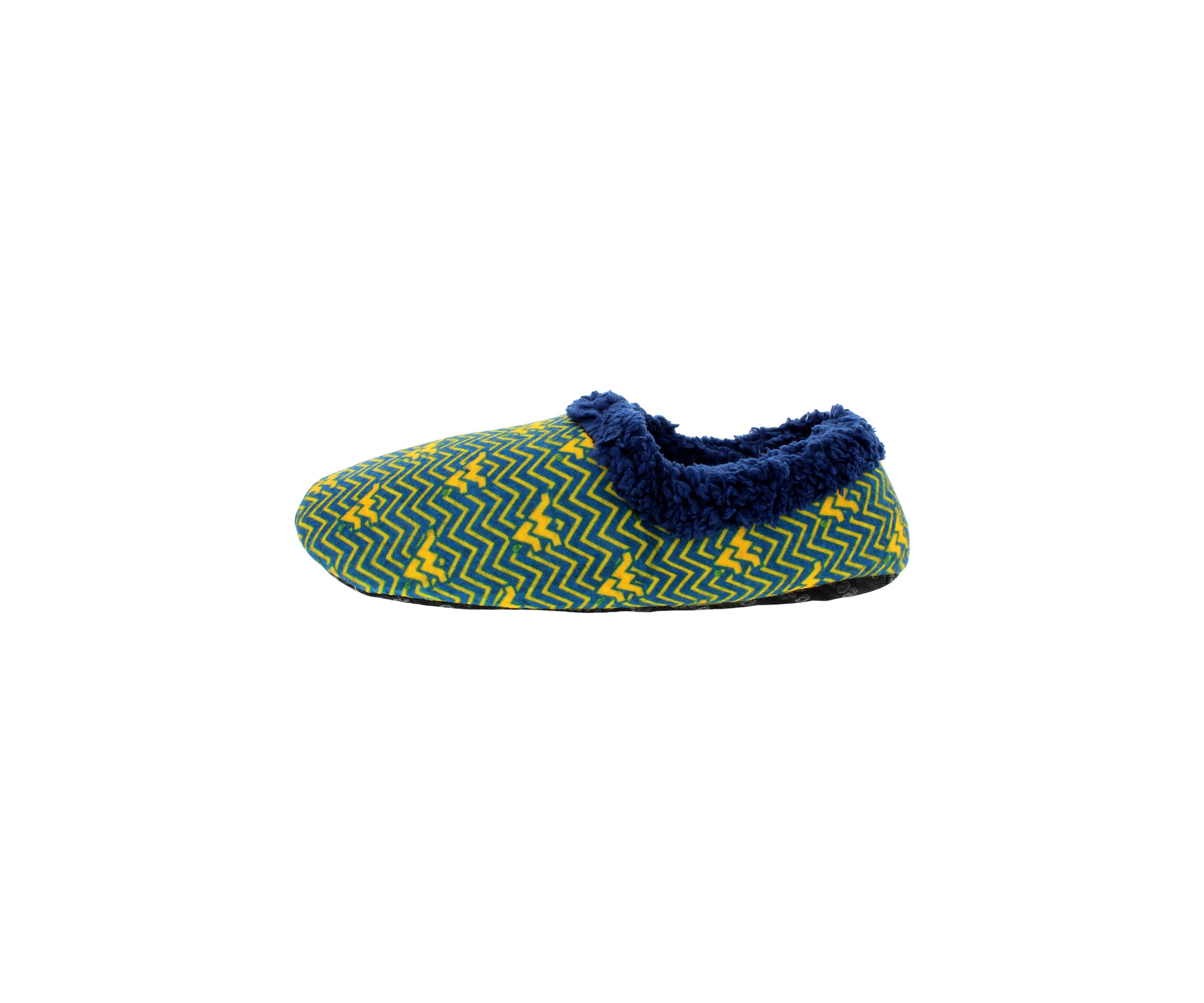 NCAA West Virginia Mountaineers Chevron Slip On Slippers
