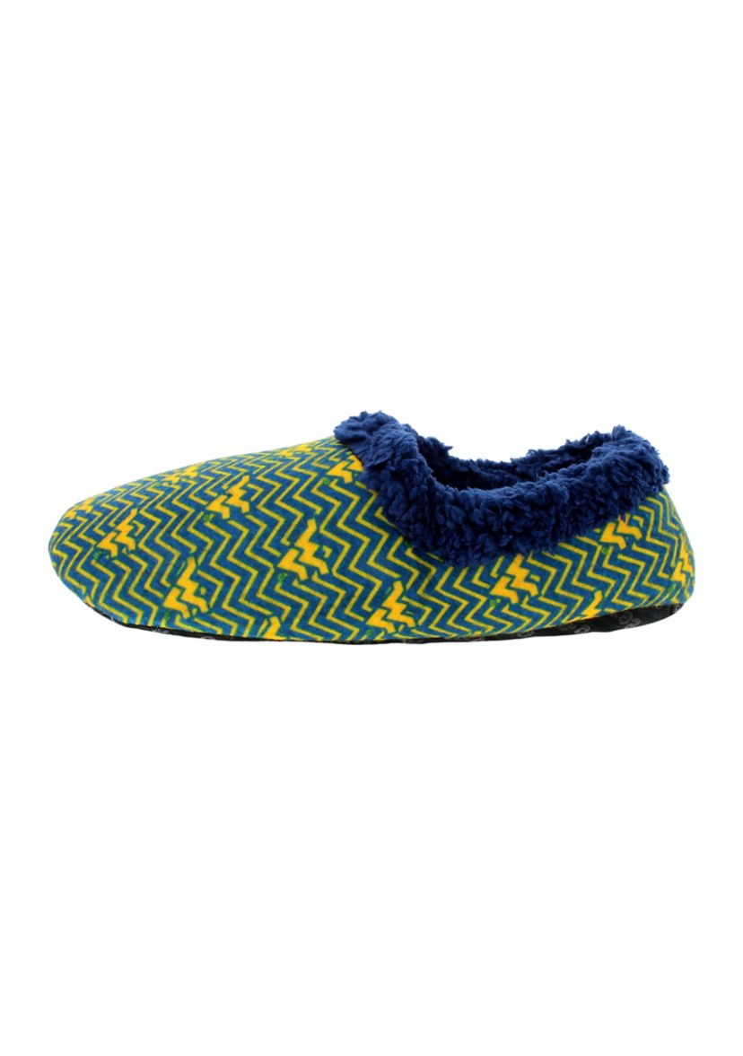 NCAA West Virginia Mountaineers Chevron Slip On Slippers