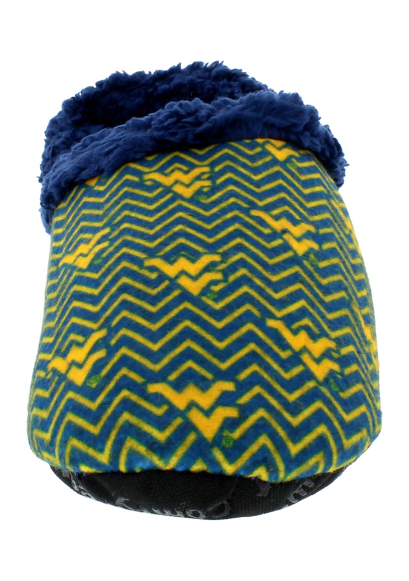 NCAA West Virginia Mountaineers Chevron Slip On Slippers
