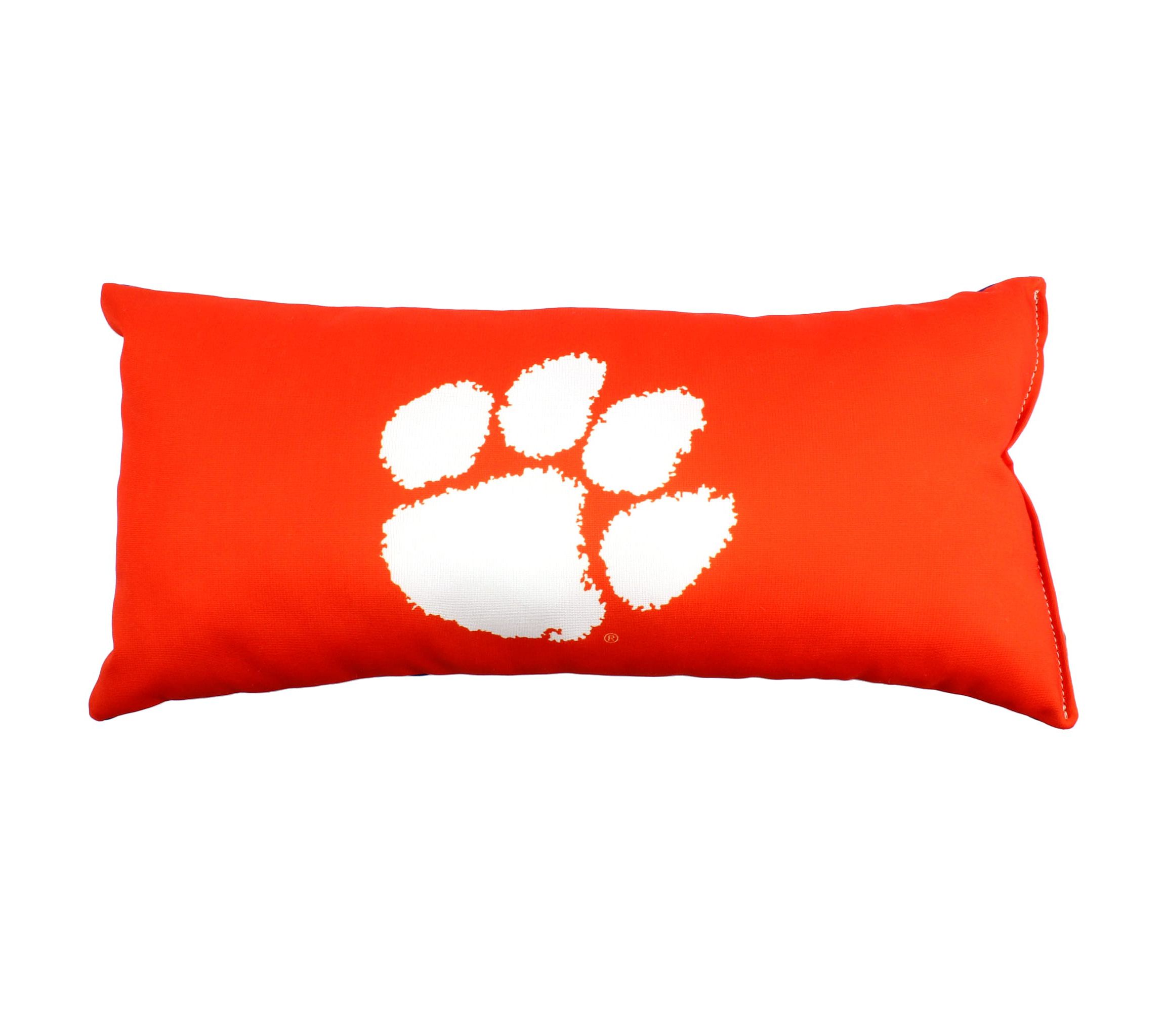 NCAA Clemson Tigers 2 Sided Bolster Travel Pillow