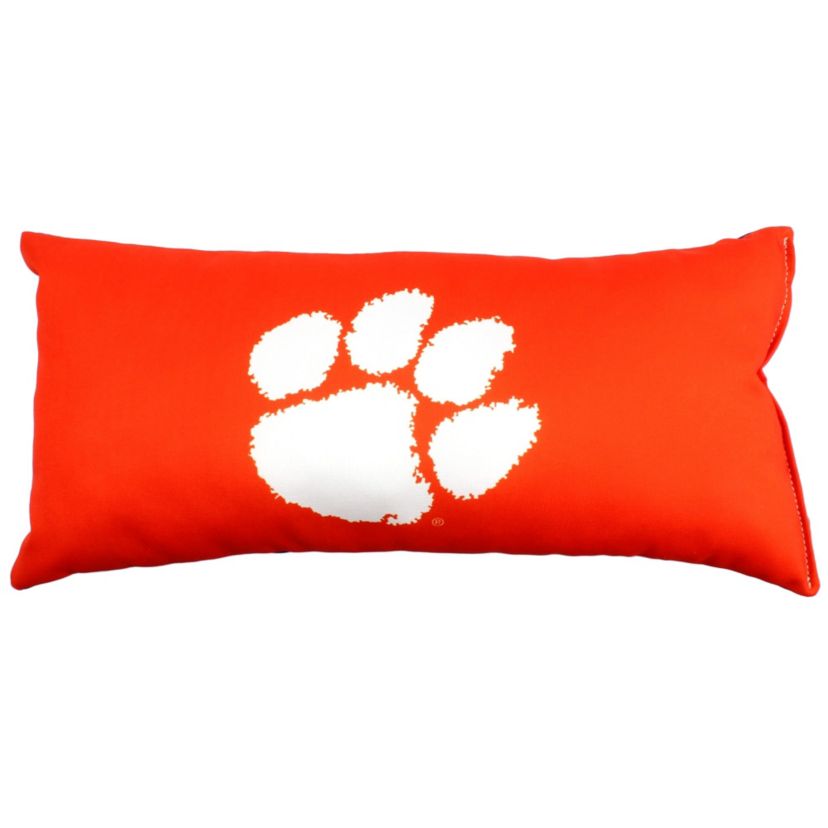 NCAA Clemson Tigers 2 Sided Bolster Travel Pillow