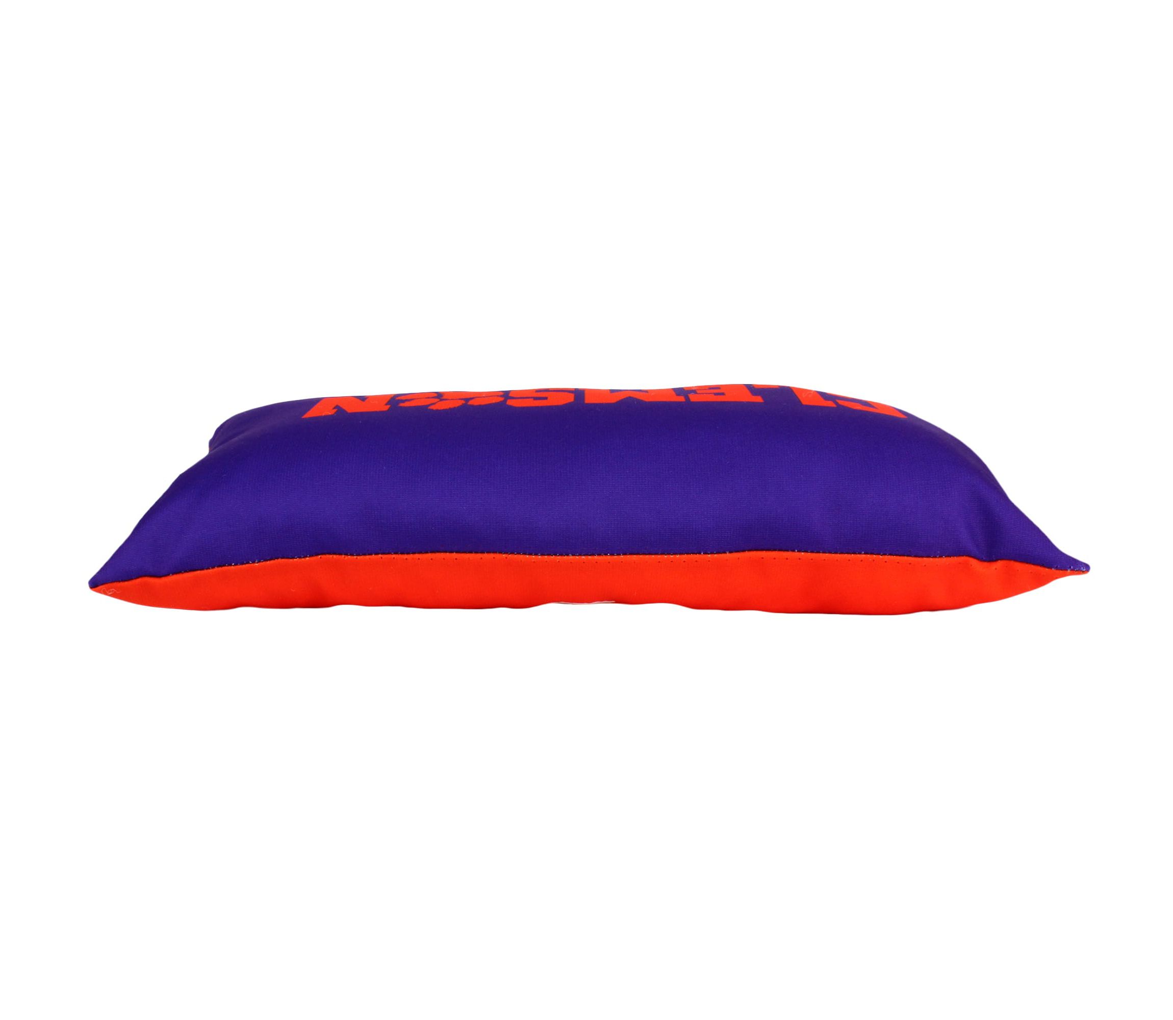 NCAA Clemson Tigers 2 Sided Bolster Travel Pillow