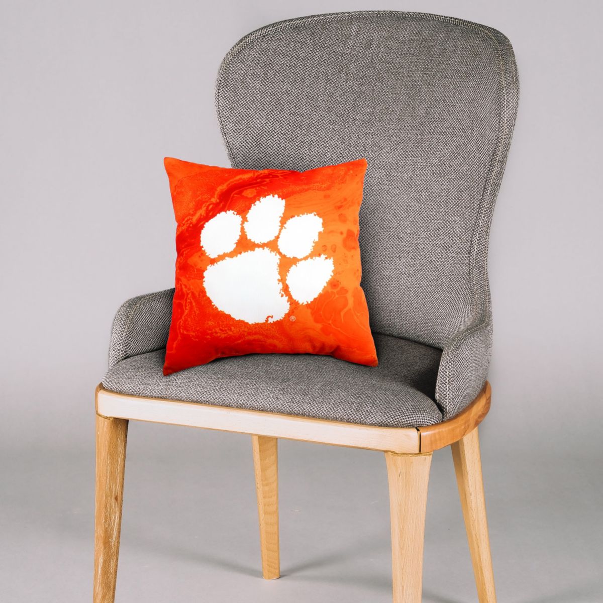 NCAA Clemson Tigers 2 Sided Color Swept Decorative Pillow