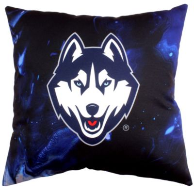College Covers Ncaa Connecticut Huskies 2 Sided Color Swept Decorative Pillow