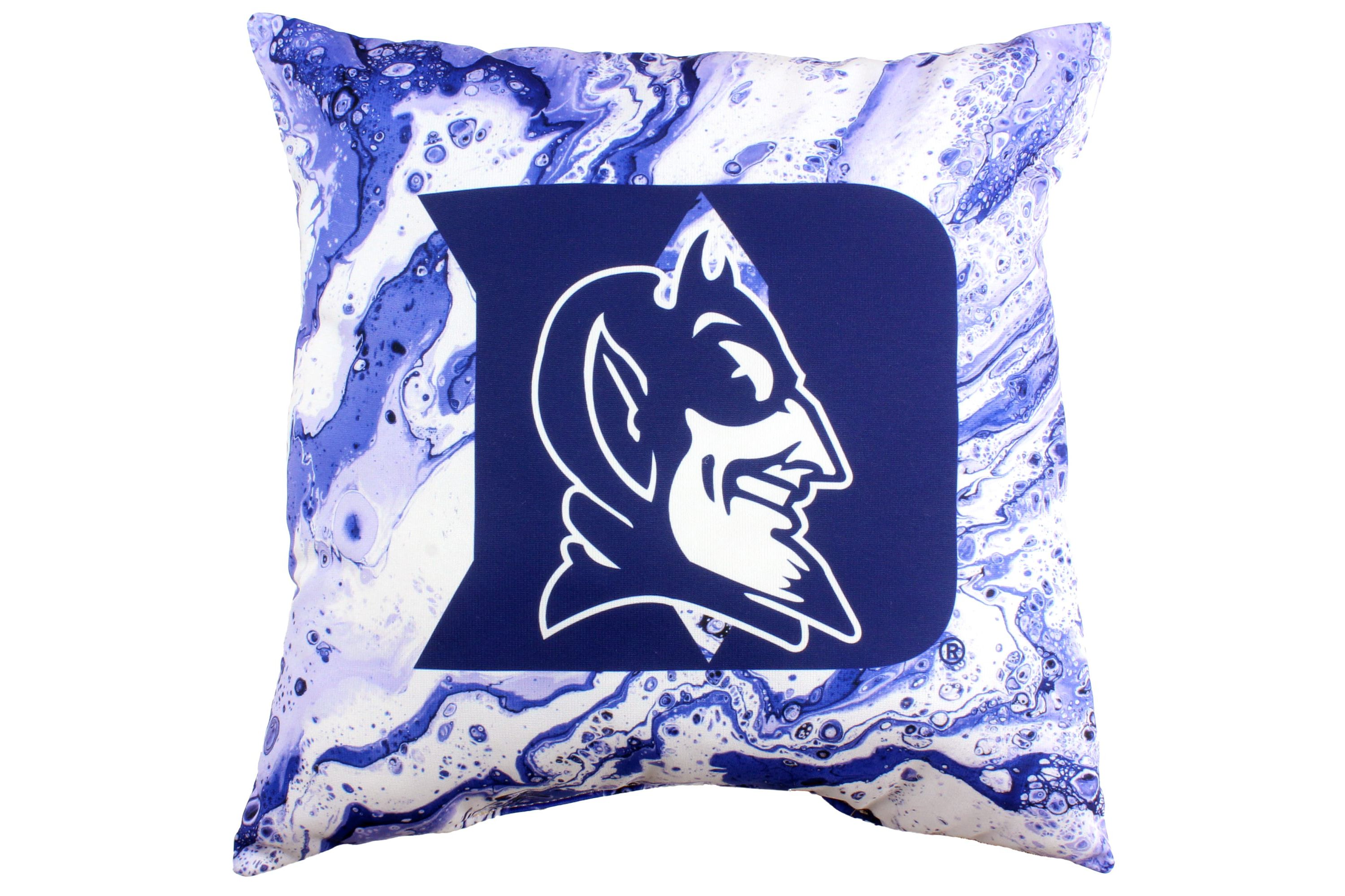NCAA Duke Blue Devils 2 Sided Color Swept Decorative Pillow
