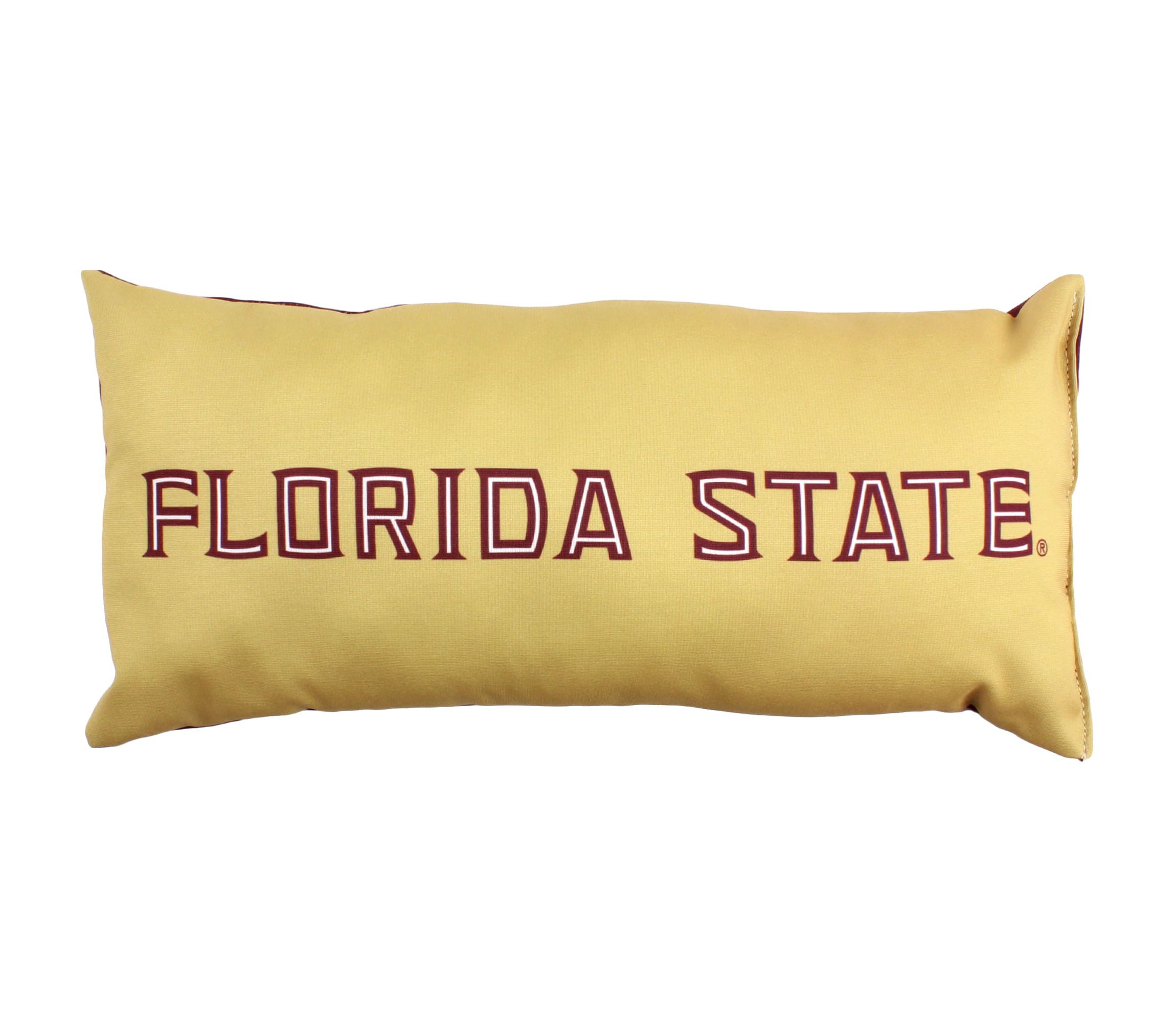 NCAA Florida State Seminoles 2 Sided Bolster Travel Pillow