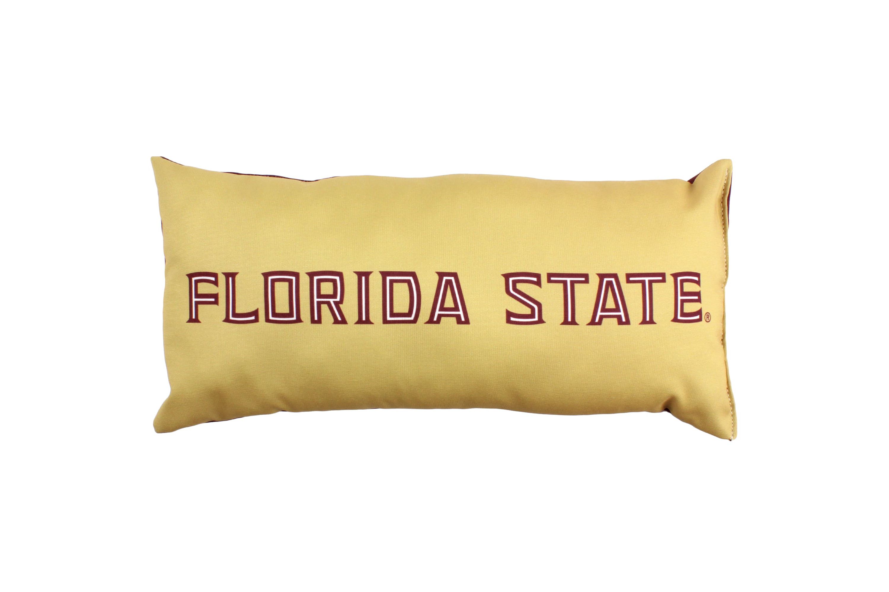 NCAA Florida State Seminoles 2 Sided Bolster Travel Pillow