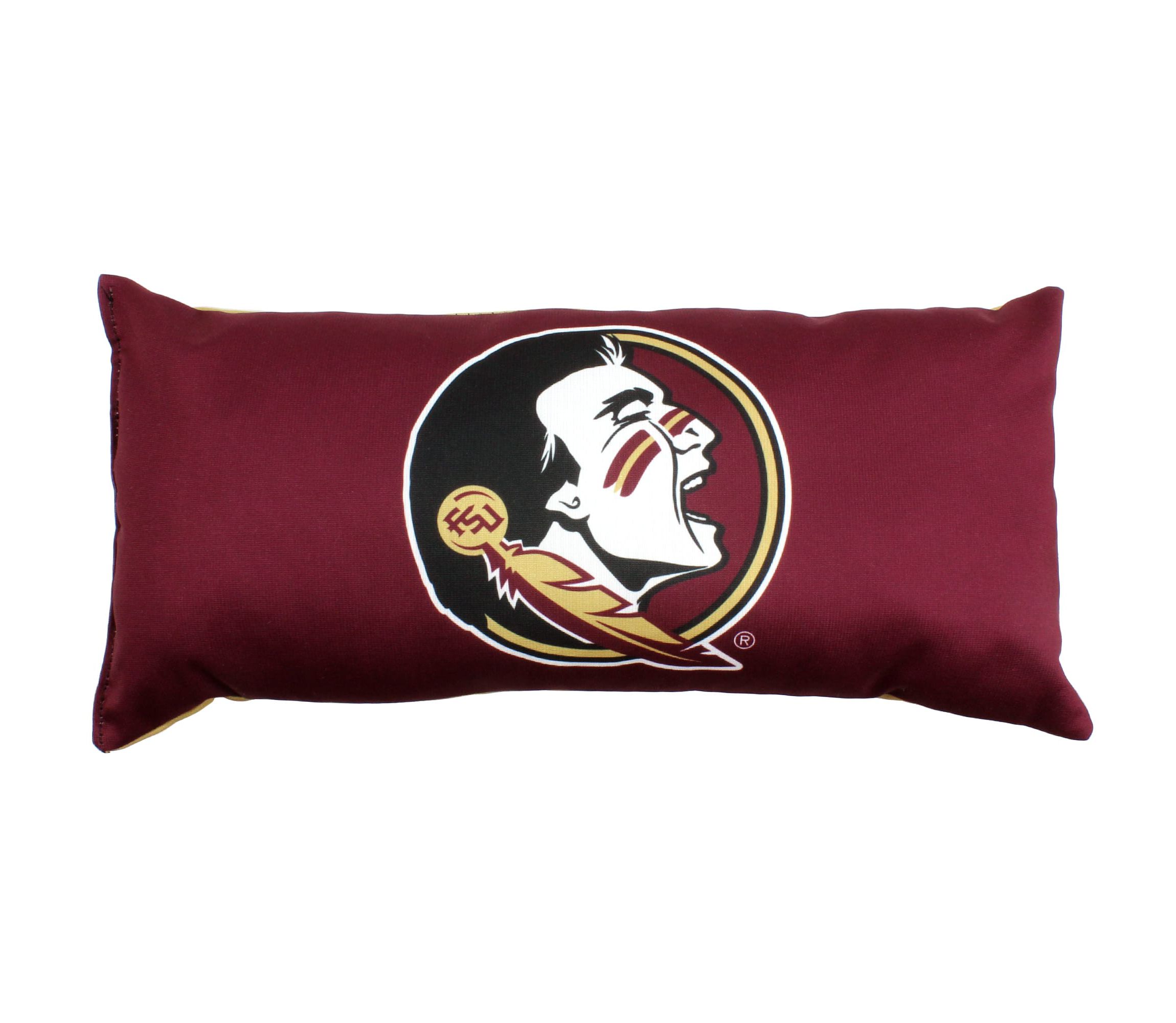 NCAA Florida State Seminoles 2 Sided Bolster Travel Pillow