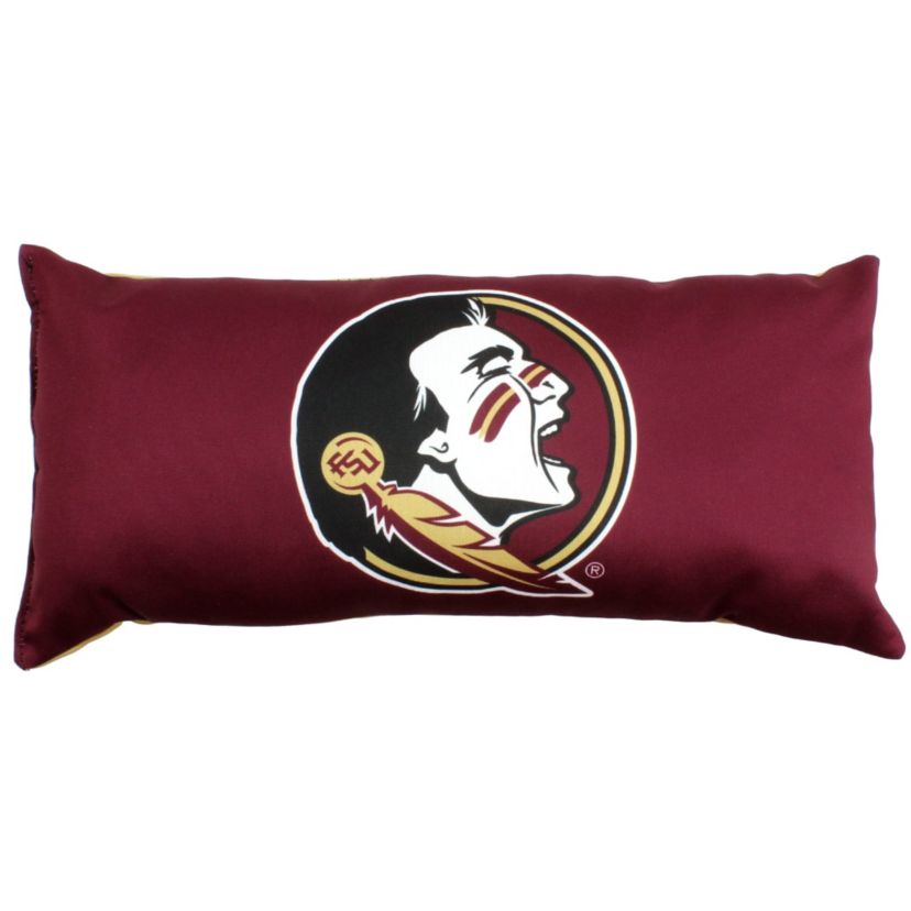 NCAA Florida State Seminoles 2 Sided Bolster Travel Pillow