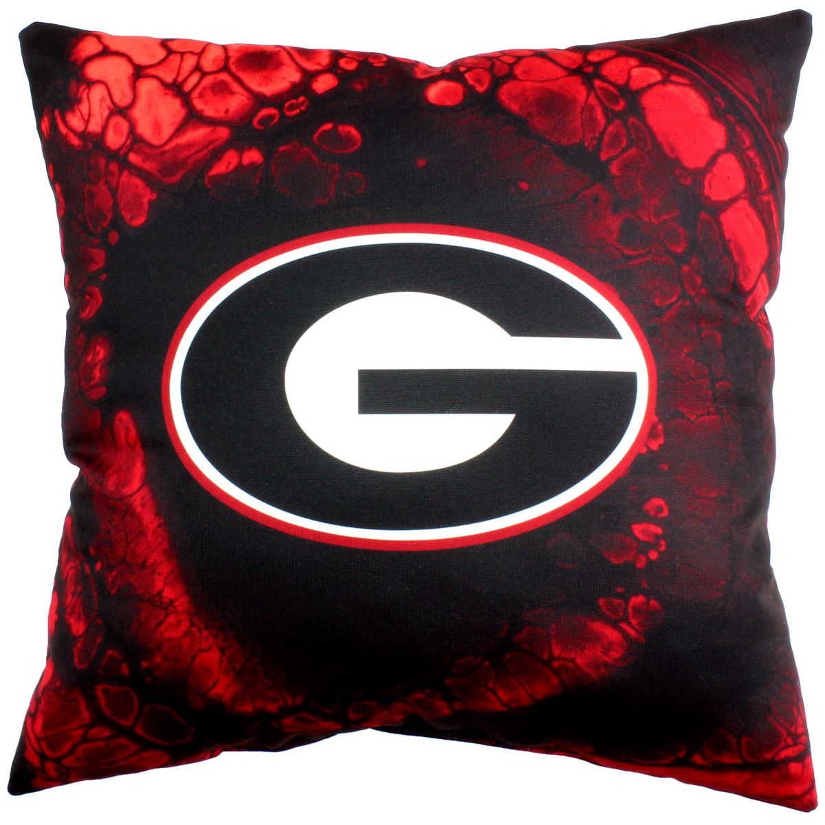 NCAA Georgia Bulldogs 2 Sided Color Swept Decorative Pillow