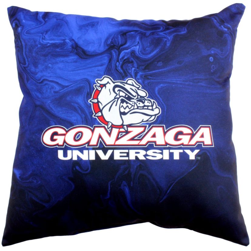 Gonzaga University Bulldogs NCAA Gonzaga Bulldogs 2 Sided Color Swept Decorative Pillow