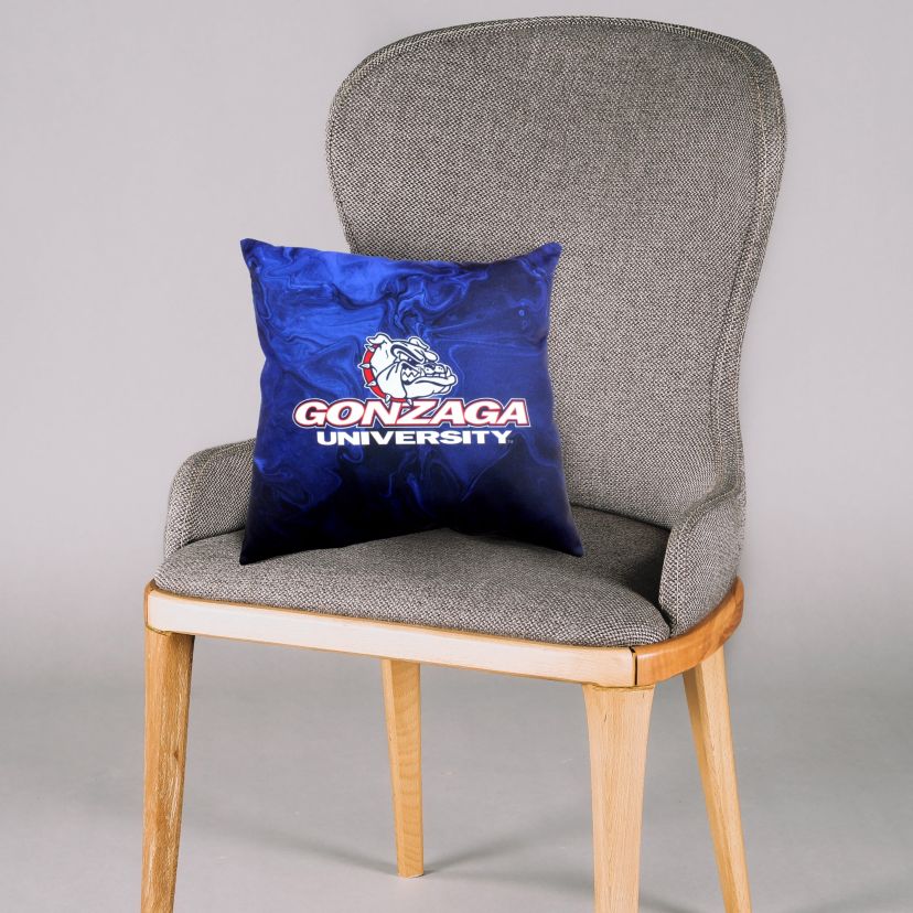 Gonzaga University Bulldogs NCAA Gonzaga Bulldogs 2 Sided Color Swept Decorative Pillow