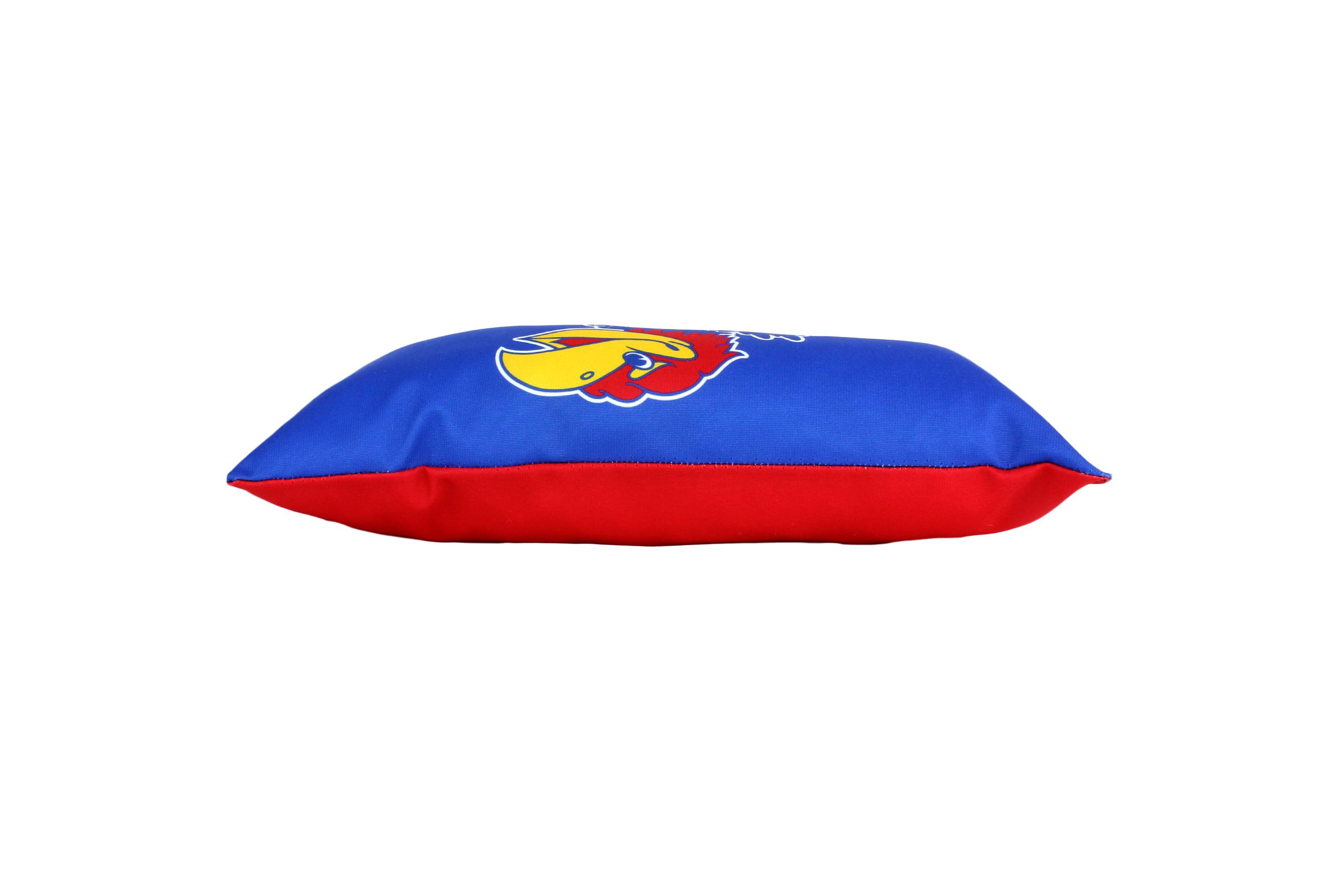 NCAA Kansas Jayhawks 2 Sided Bolster Travel Pillow