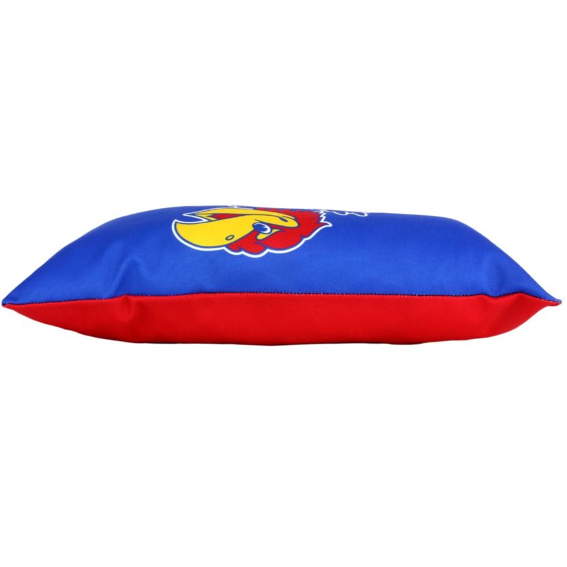NCAA Kansas Jayhawks 2 Sided Bolster Travel Pillow