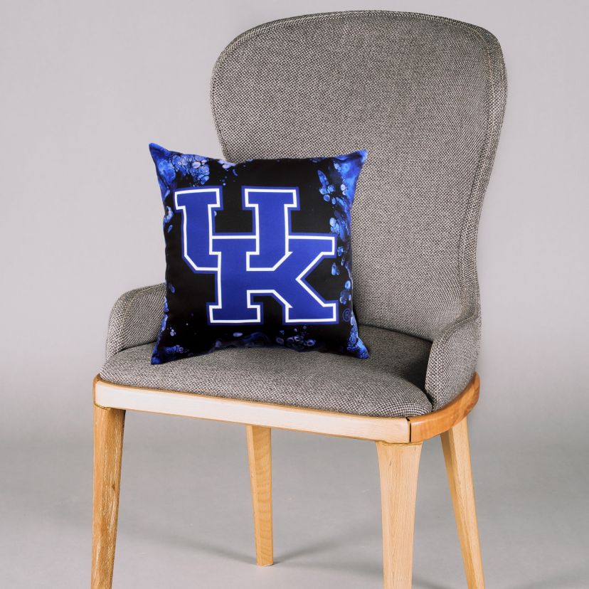 NCAA Kentucky Wildcats 2 Sided Color Swept Decorative Pillow