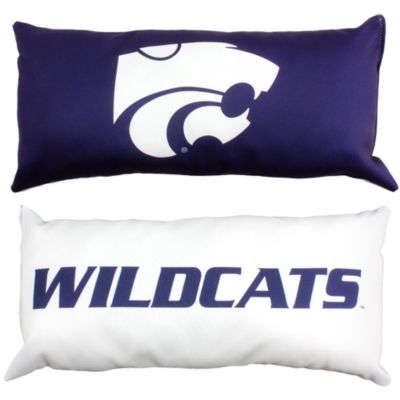 College Covers Ncaa Kansas State Wildcats 2 Sided Bolster Travel Pillow