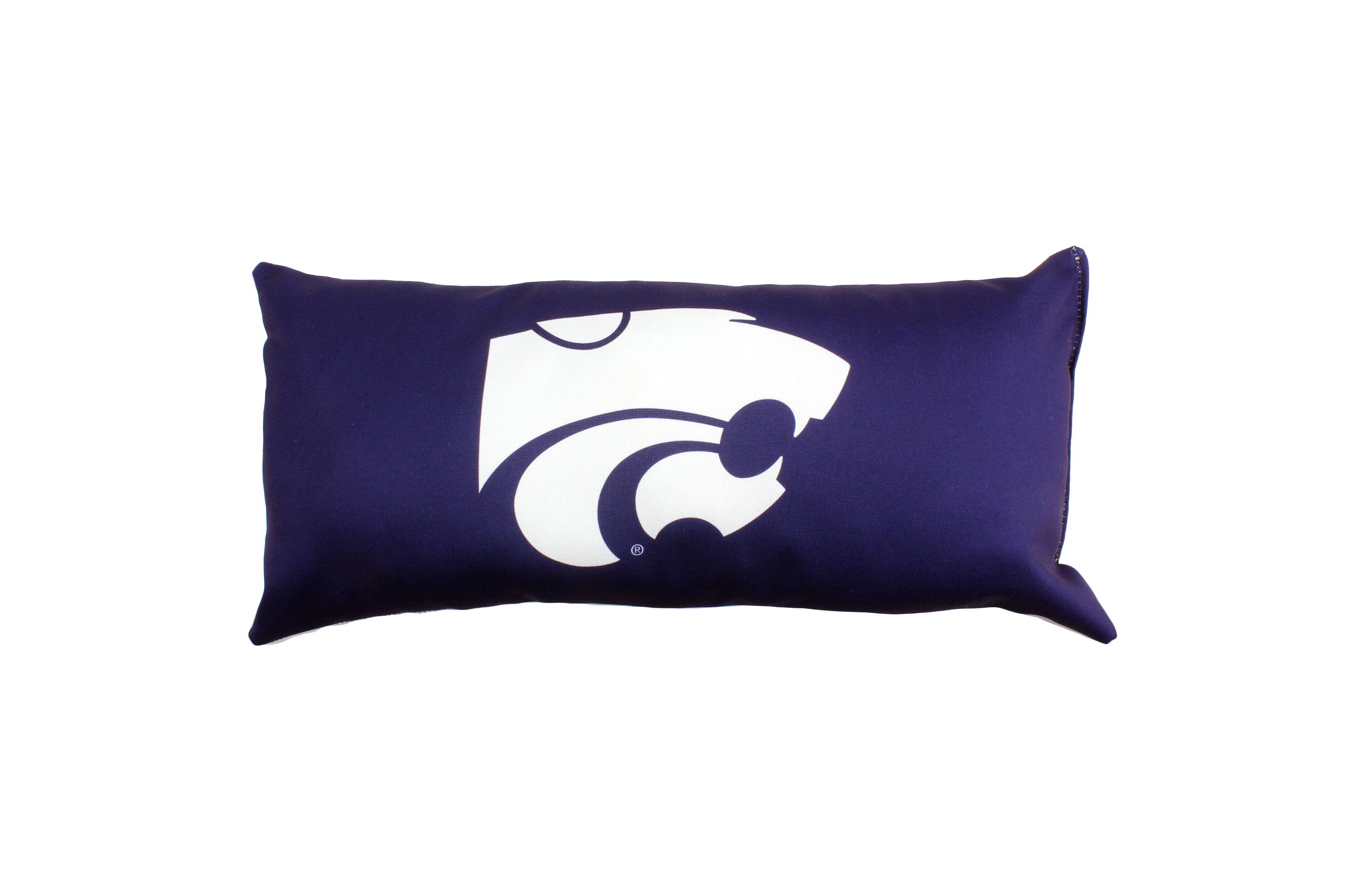 NCAA Kansas State Wildcats 2 Sided Bolster Travel Pillow
