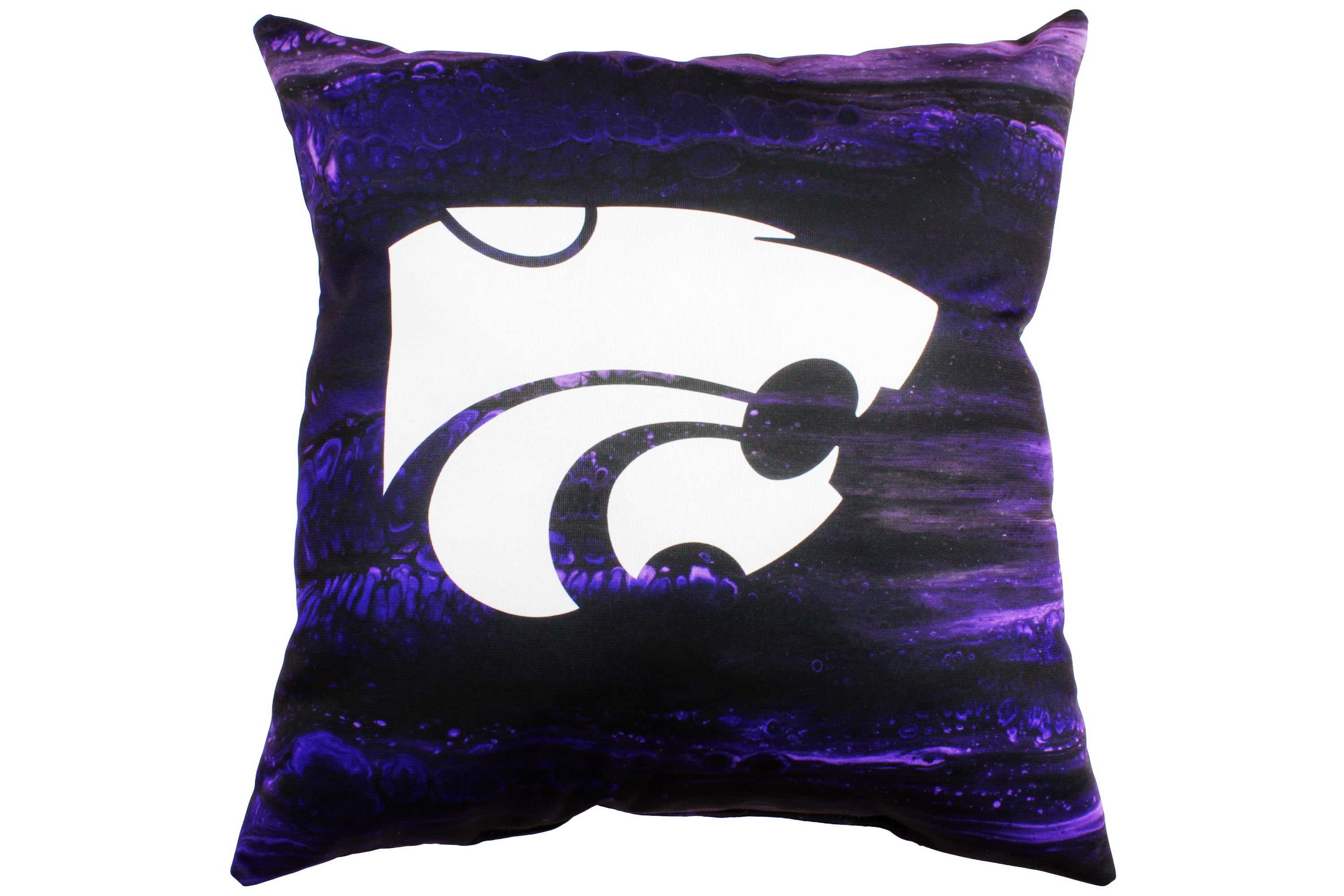 NCAA Kansas State Wildcats 2 Sided Color Swept Decorative Pillow