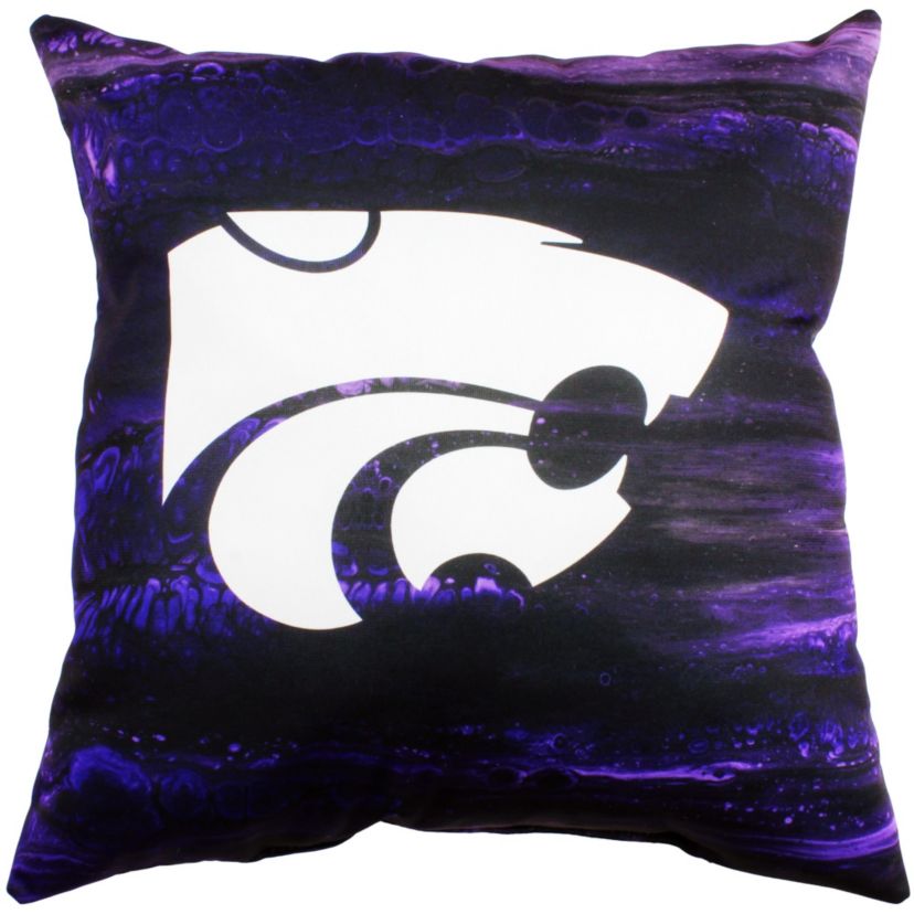 NCAA Kansas State Wildcats 2 Sided Color Swept Decorative Pillow