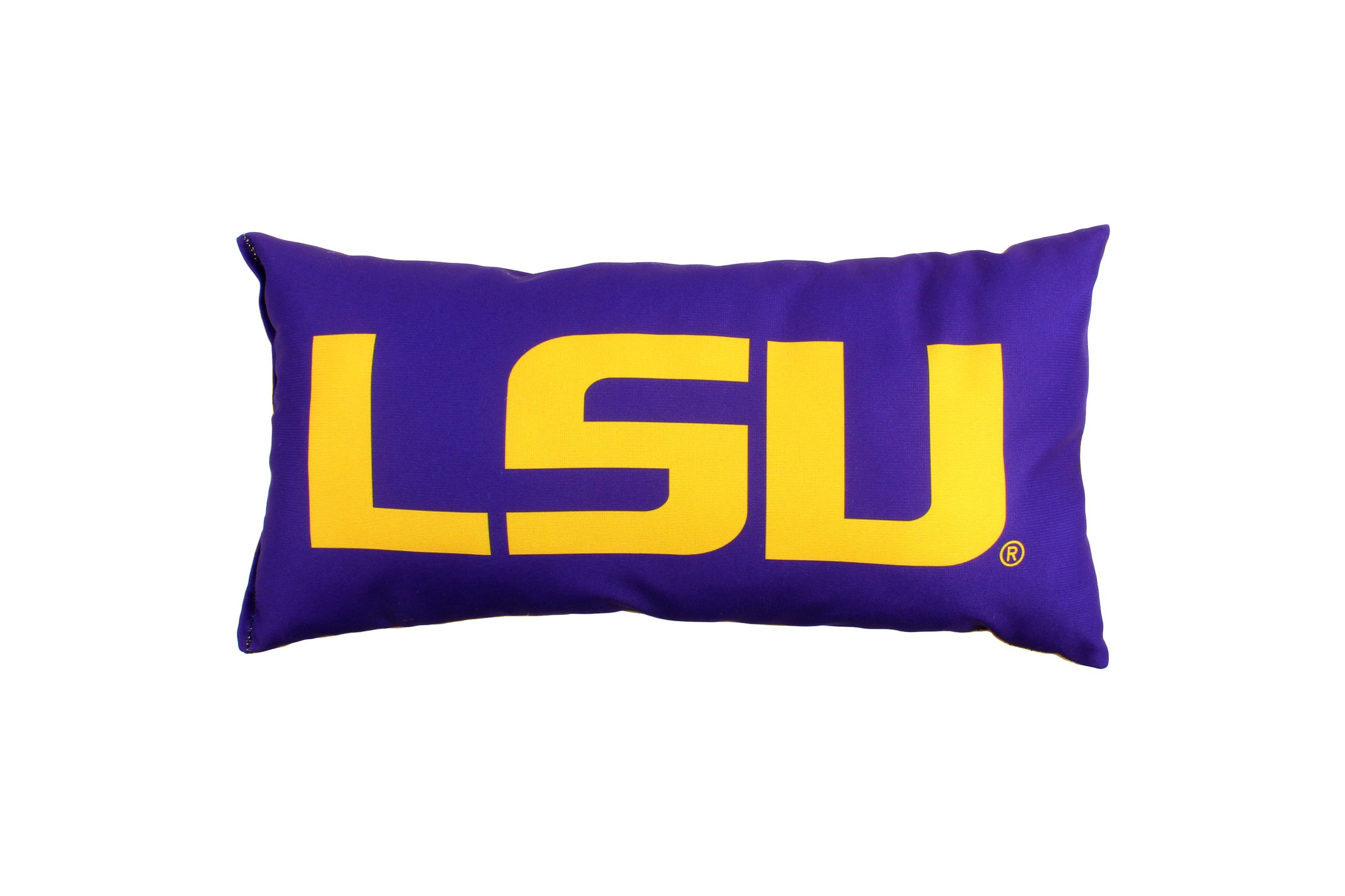 NCAA LSU Tigers 2 Sided Bolster Travel Pillow