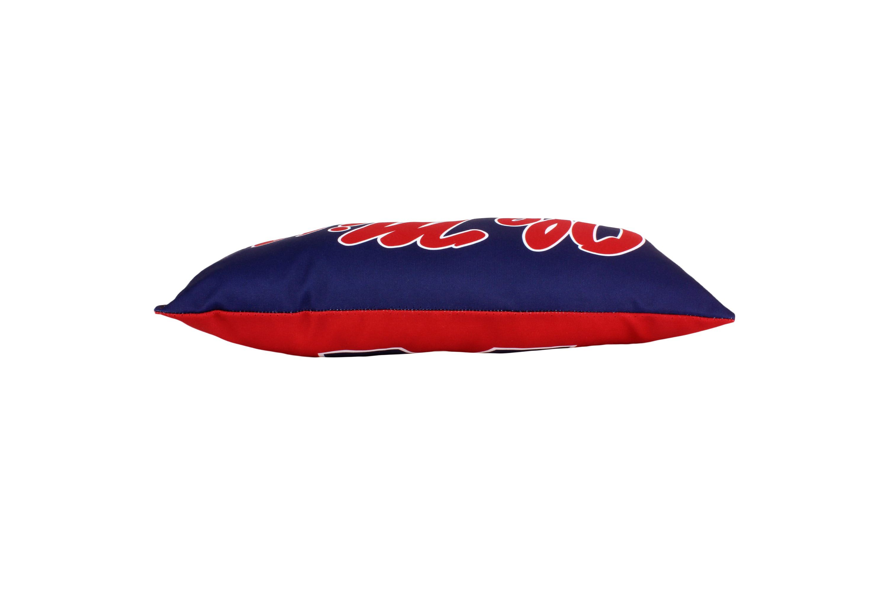 NCAA Ole Miss Rebels 2 Sided Bolster Travel Pillow