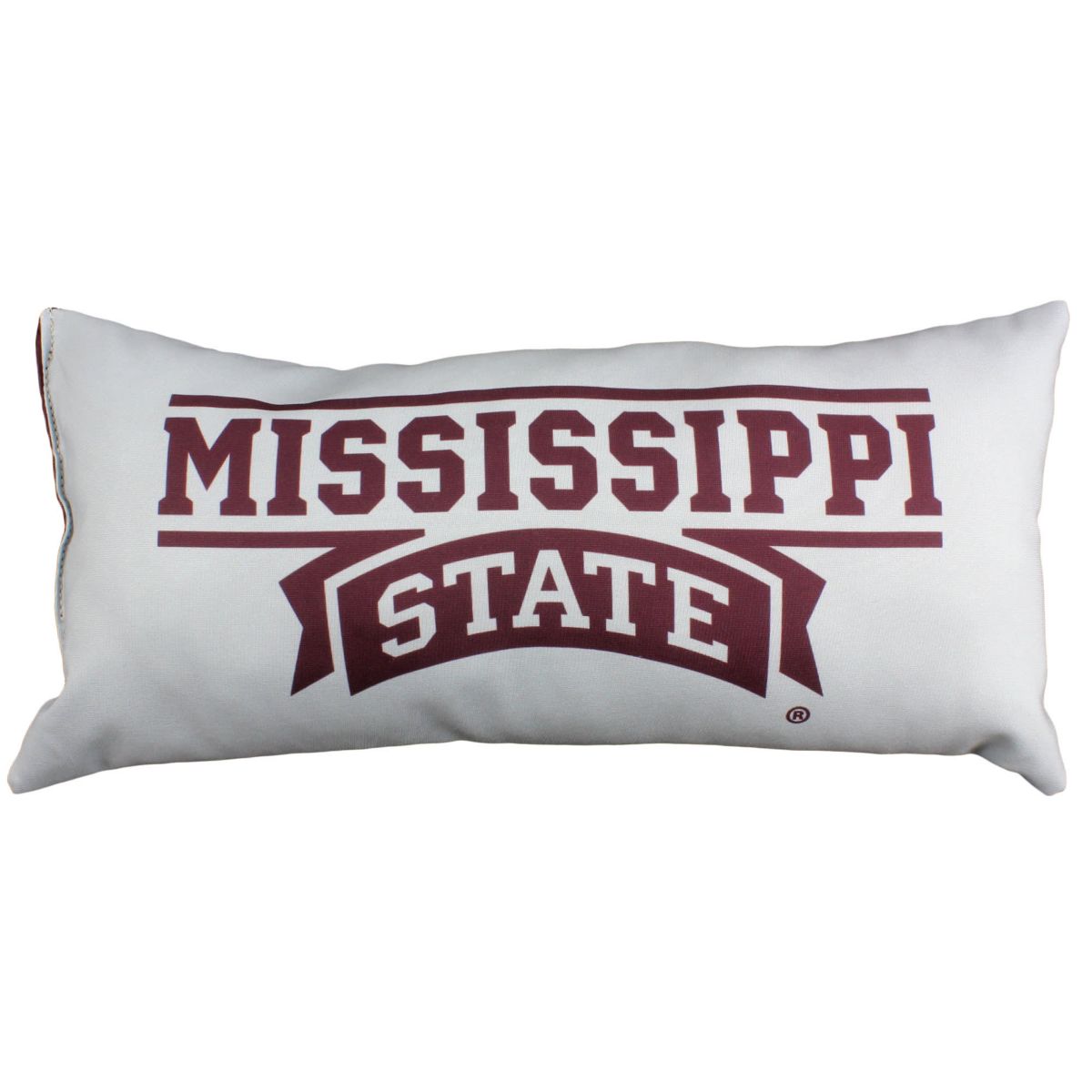 NCAA Mississippi State Bulldogs 2 Sided Bolster Travel Pillow