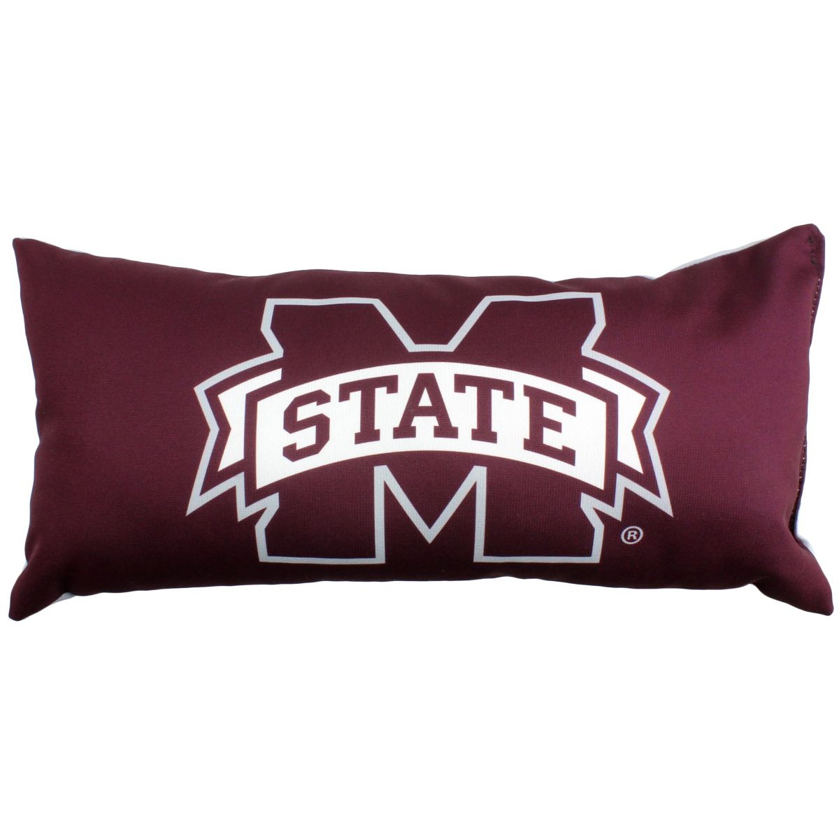 NCAA Mississippi State Bulldogs 2 Sided Bolster Travel Pillow