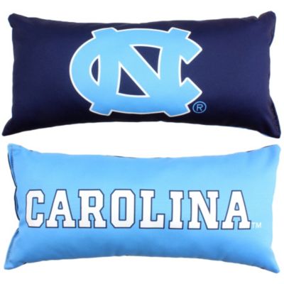 College Covers NCAA North Carolina Tar Heels 2 Sided Bolster Travel Pillow