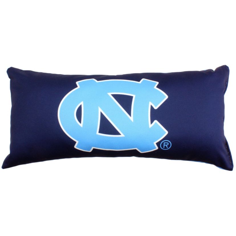 NCAA North Carolina Tar Heels 2 Sided Bolster Travel Pillow