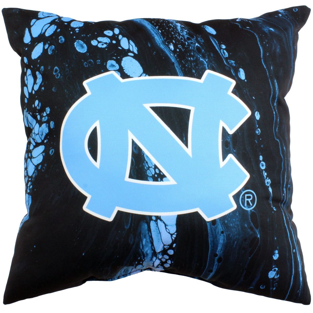 NCAA North Carolina Tar Heels 2 Sided Color Swept Decorative Pillow