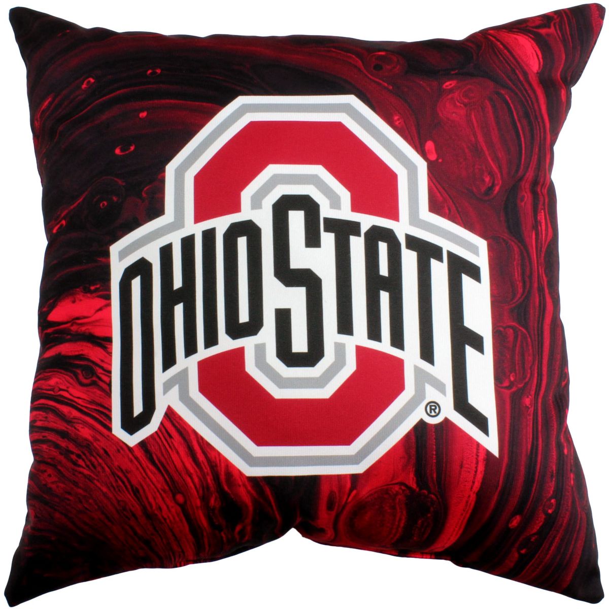 NCAA Ohio State Buckeyes 2 Sided Color Swept Decorative Pillow
