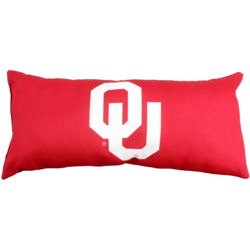 NCAA Oklahoma Sooners 2 Sided Bolster Travel Pillow