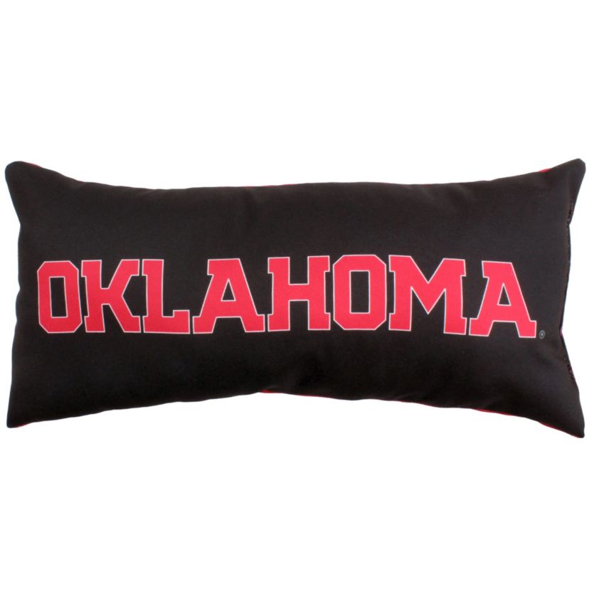 NCAA Oklahoma Sooners 2 Sided Bolster Travel Pillow