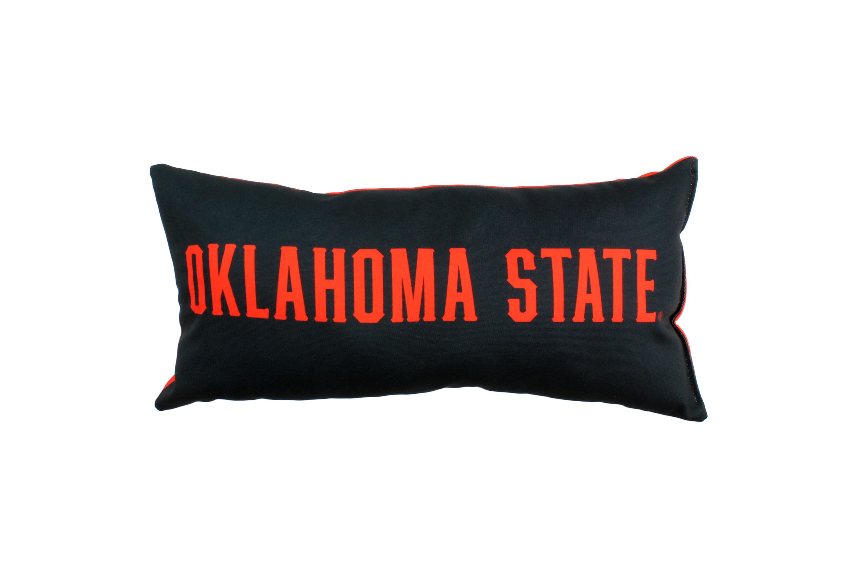 NCAA Oklahoma State Cowboys 2 Sided Bolster Travel Pillow