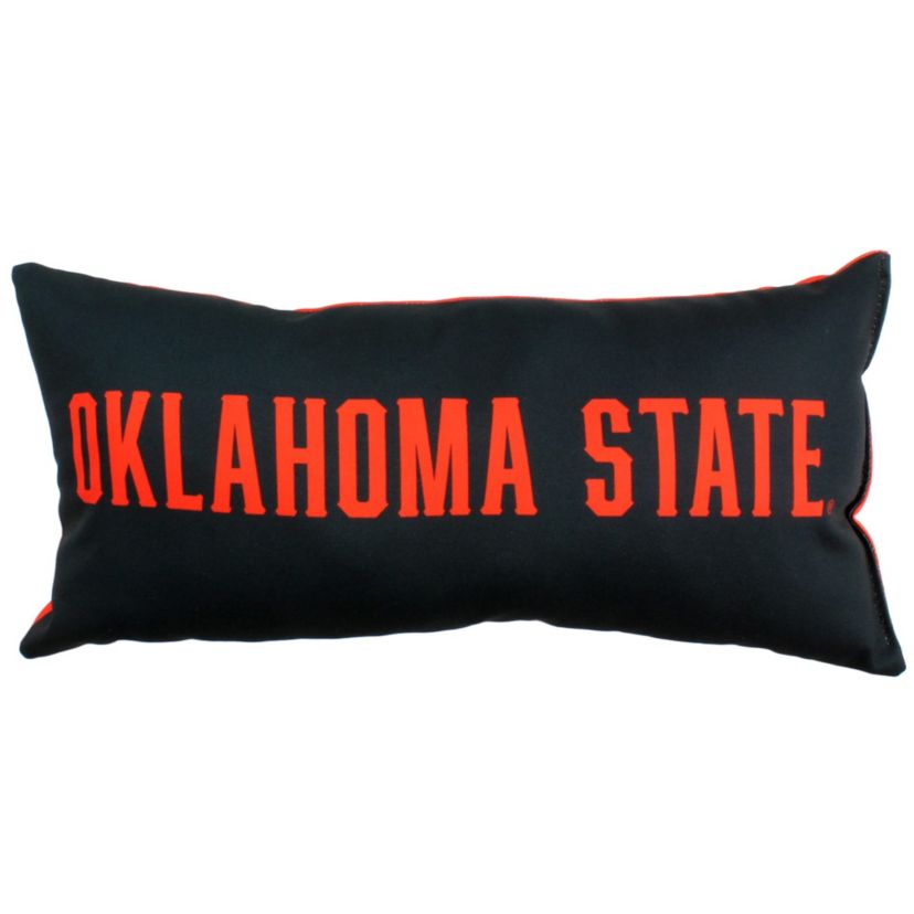 NCAA Oklahoma State Cowboys 2 Sided Bolster Travel Pillow