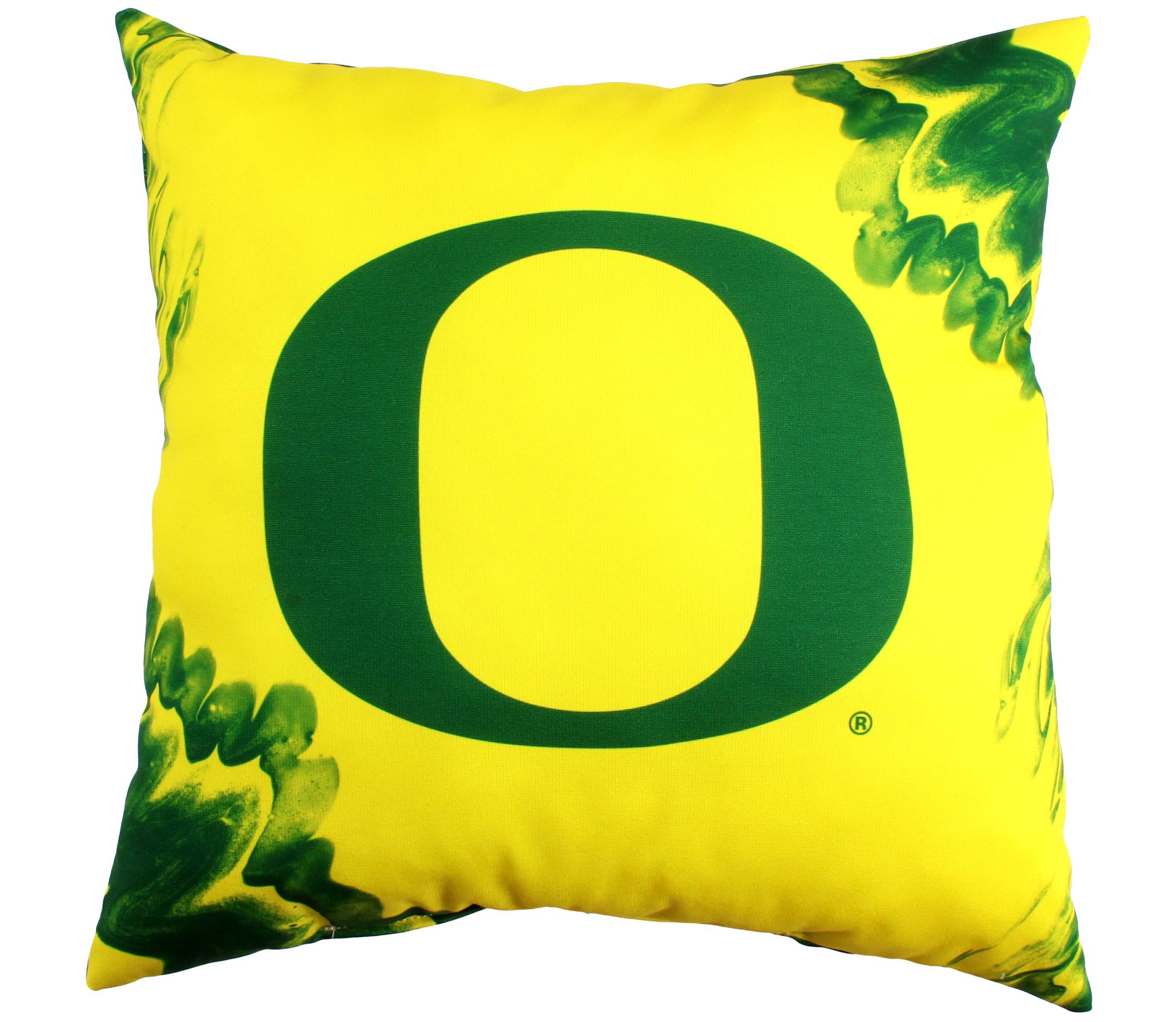 NCAA Oregon Ducks 2 Sided Color Swept Decorative Pillow