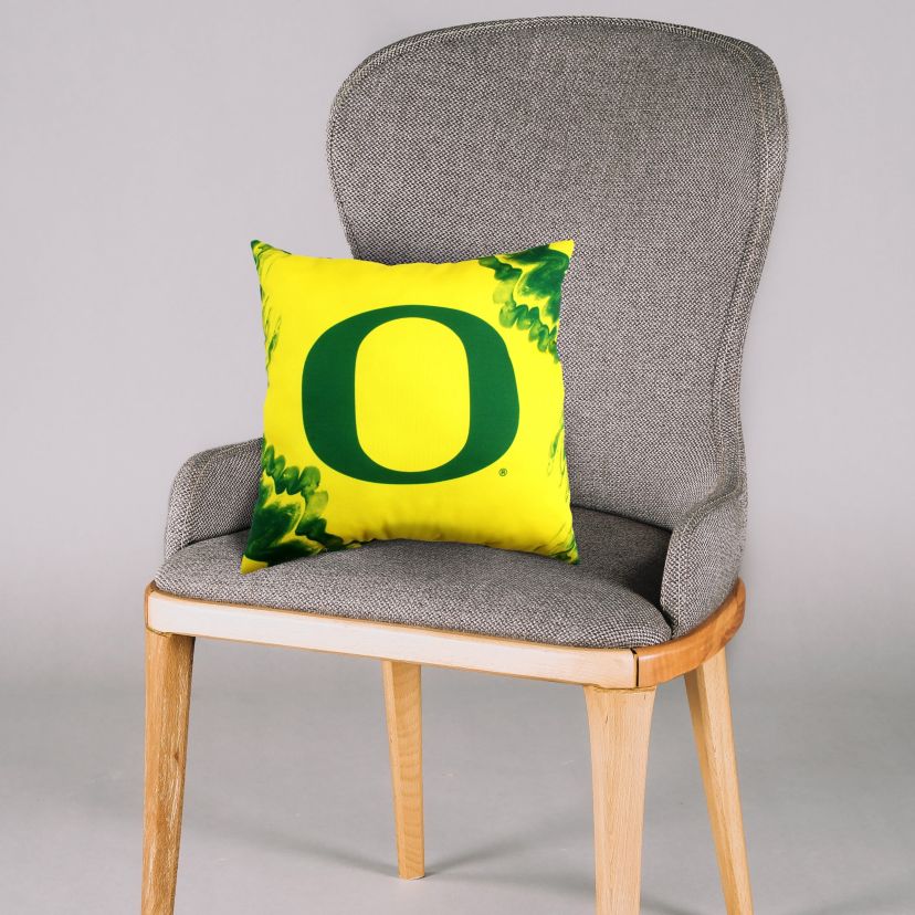 NCAA Oregon Ducks 2 Sided Color Swept Decorative Pillow