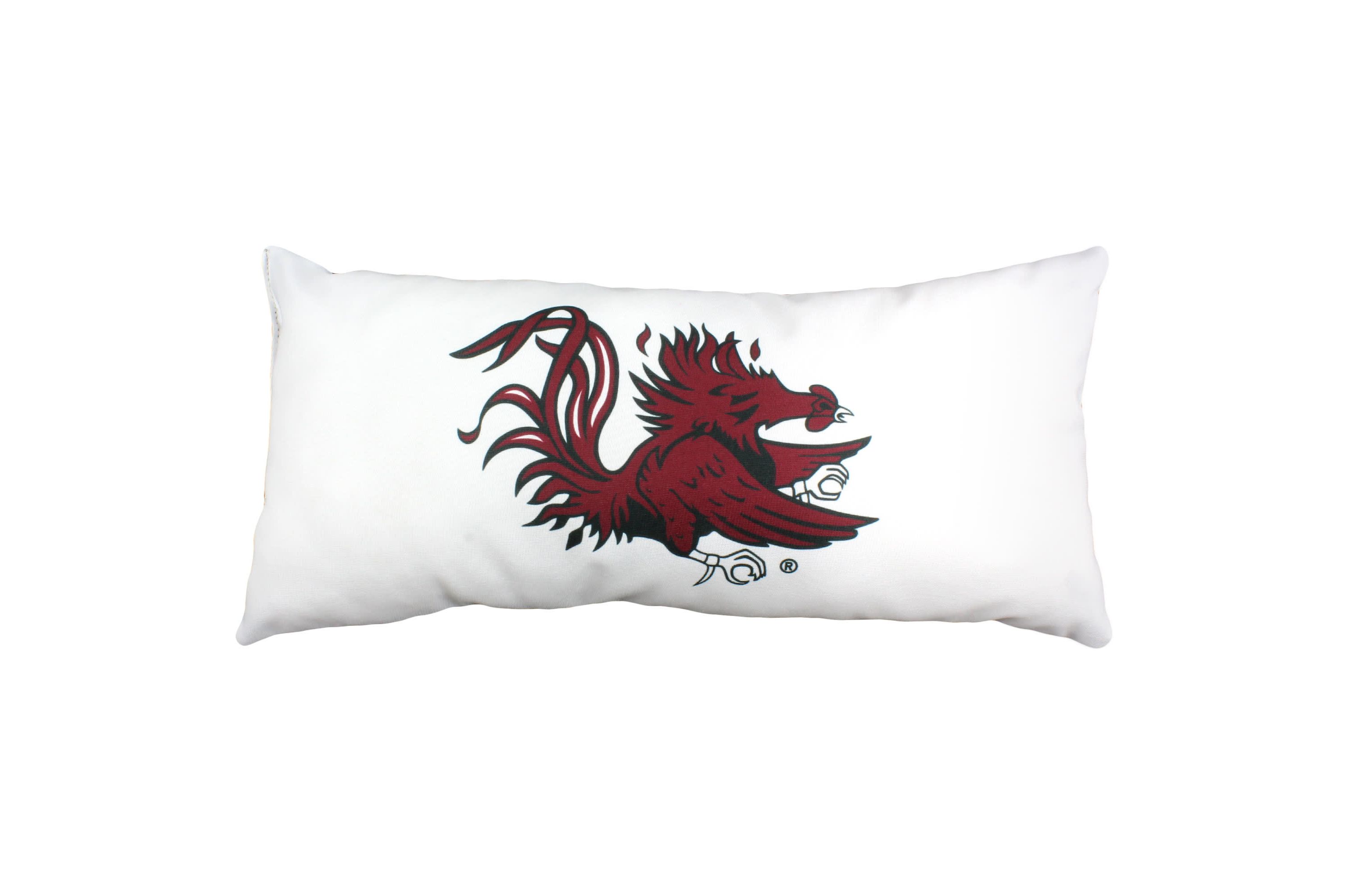 NCAA South Carolina Gamecocks 2 Sided Bolster Travel Pillow